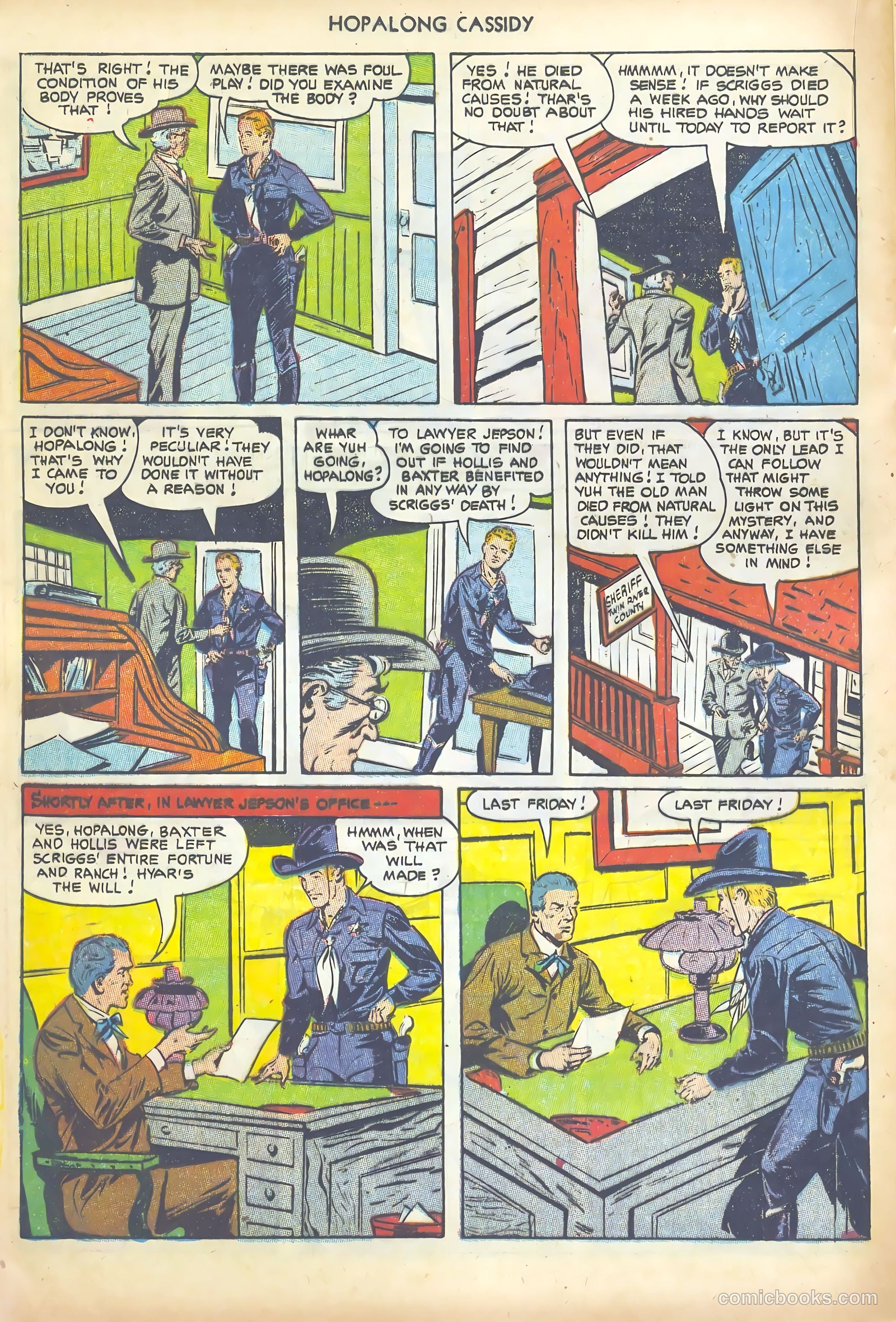 Hopalong Cassidy #76 — page 20 of 36