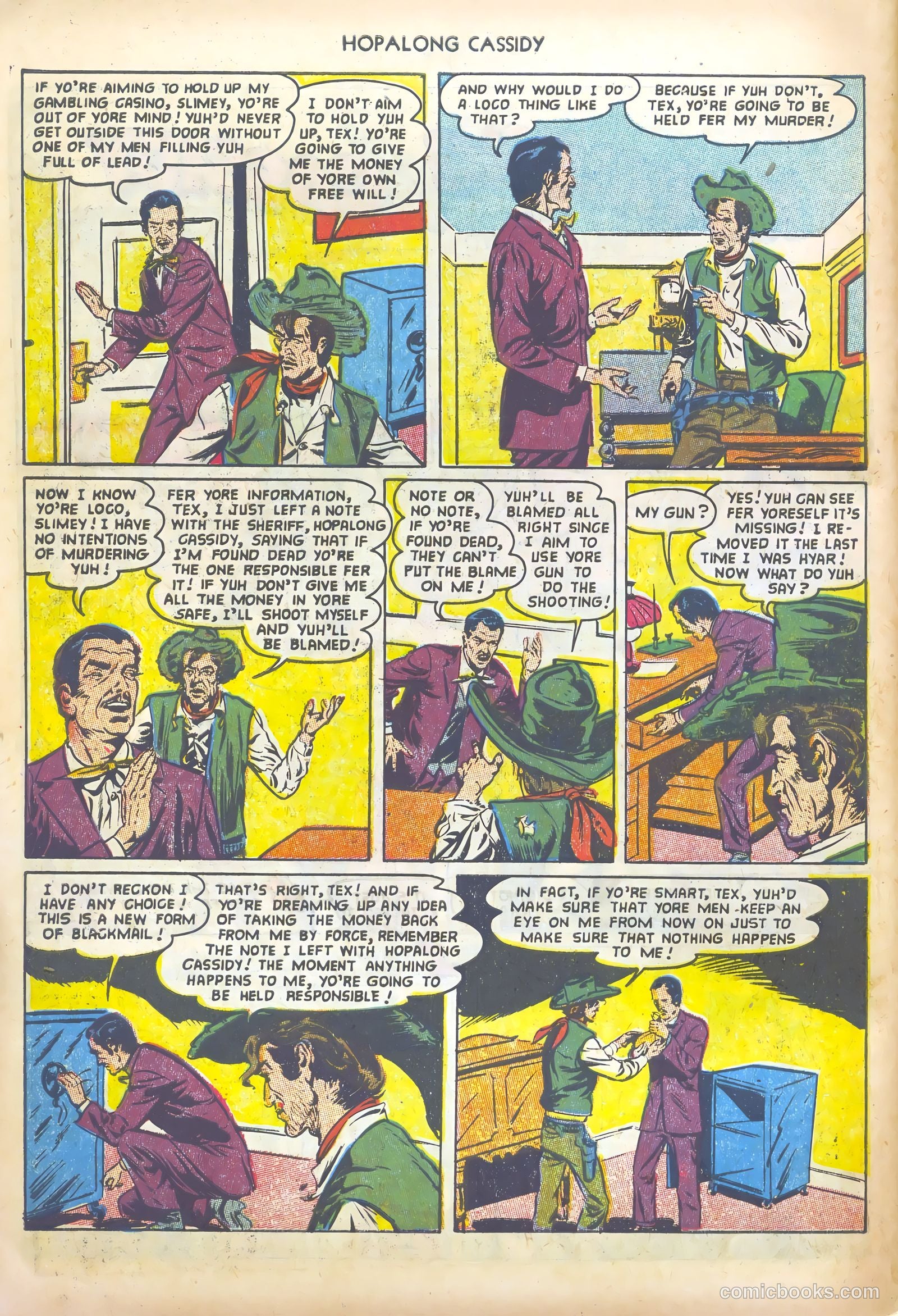 Hopalong Cassidy #76 — page 30 of 36