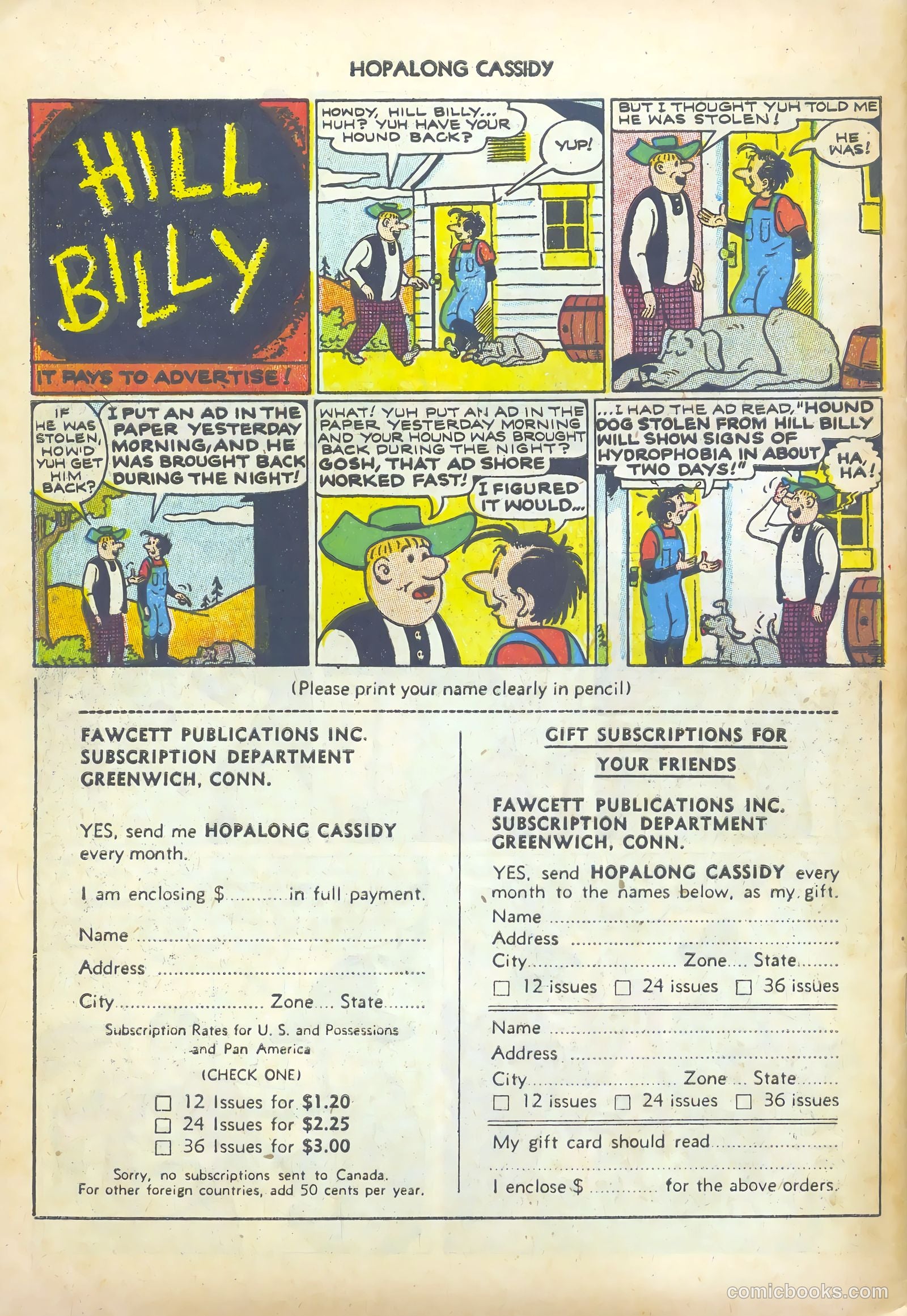 Hopalong Cassidy #76 — page 34 of 36