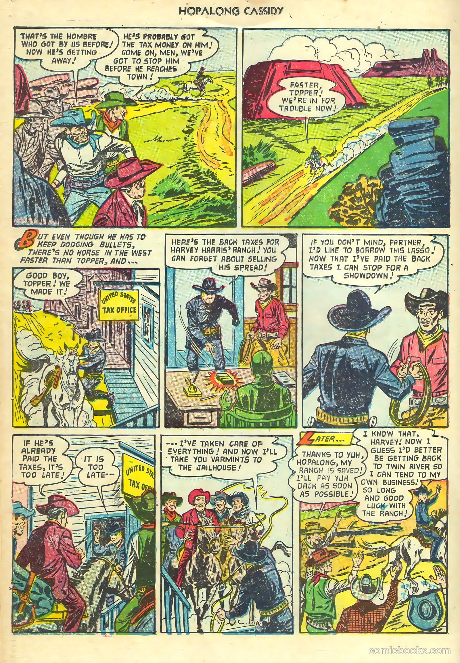 Hopalong Cassidy #77 — page 22 of 36