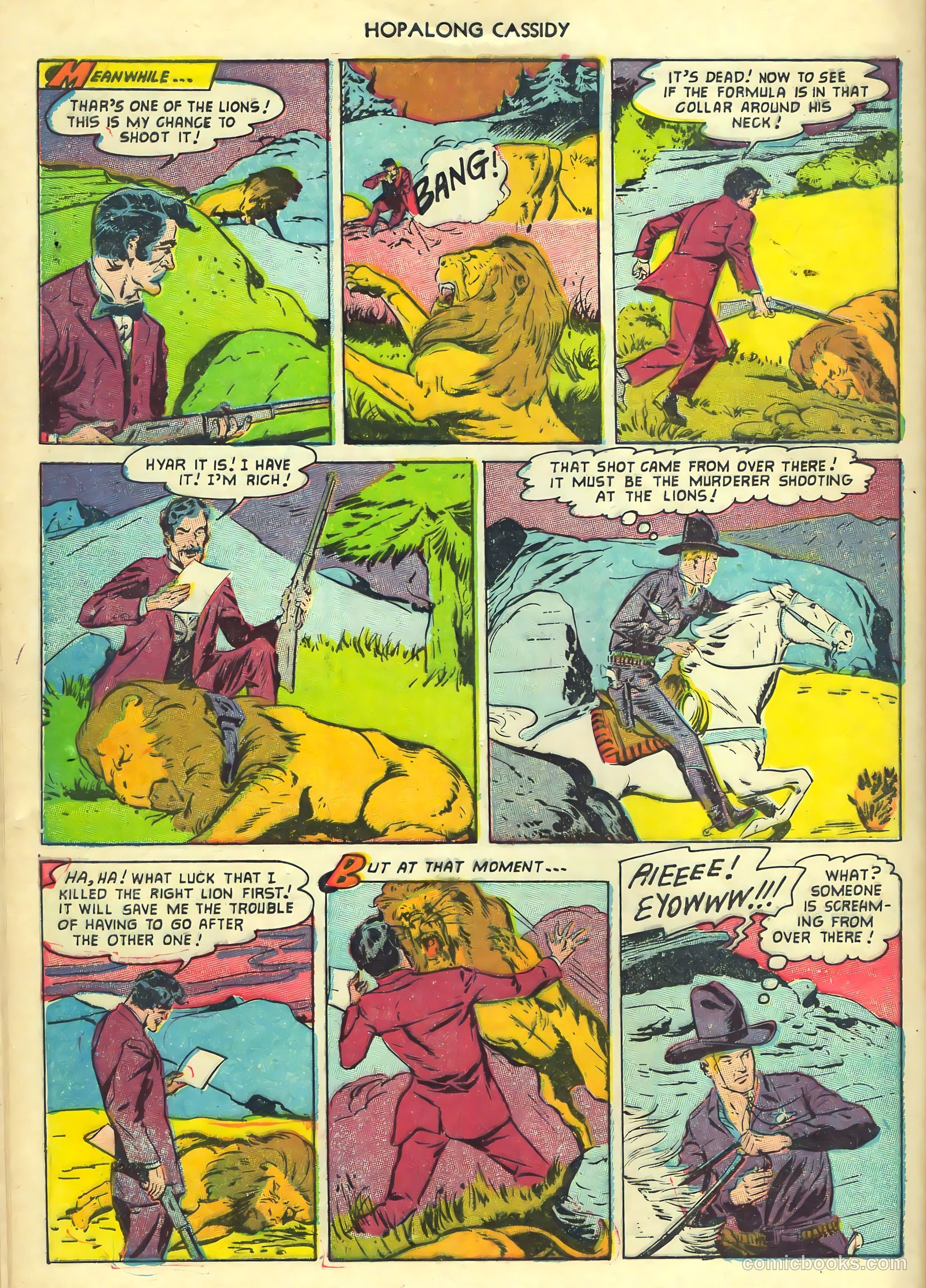 Hopalong Cassidy #77 — page 32 of 36