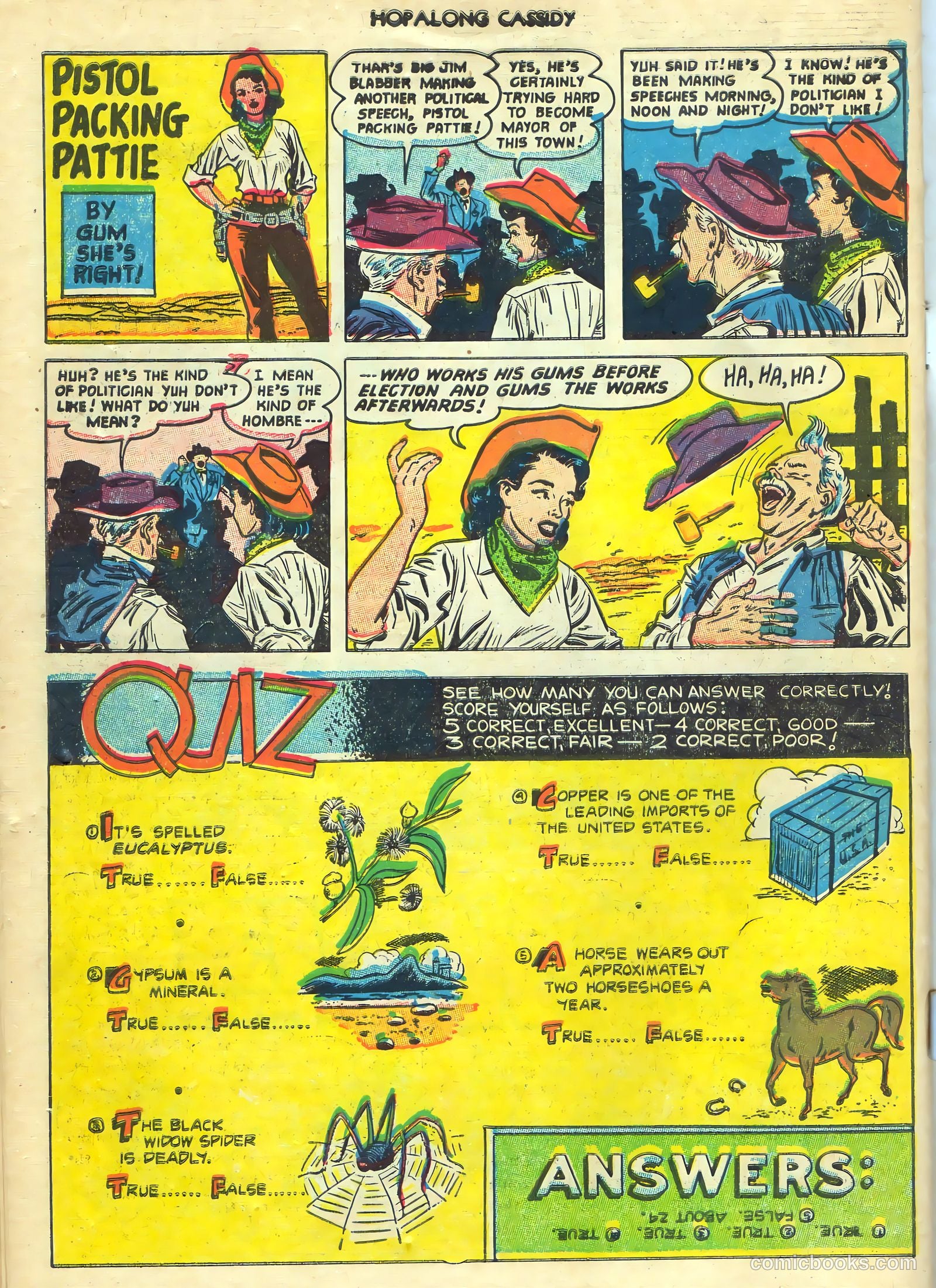 Hopalong Cassidy #77 — page 34 of 36