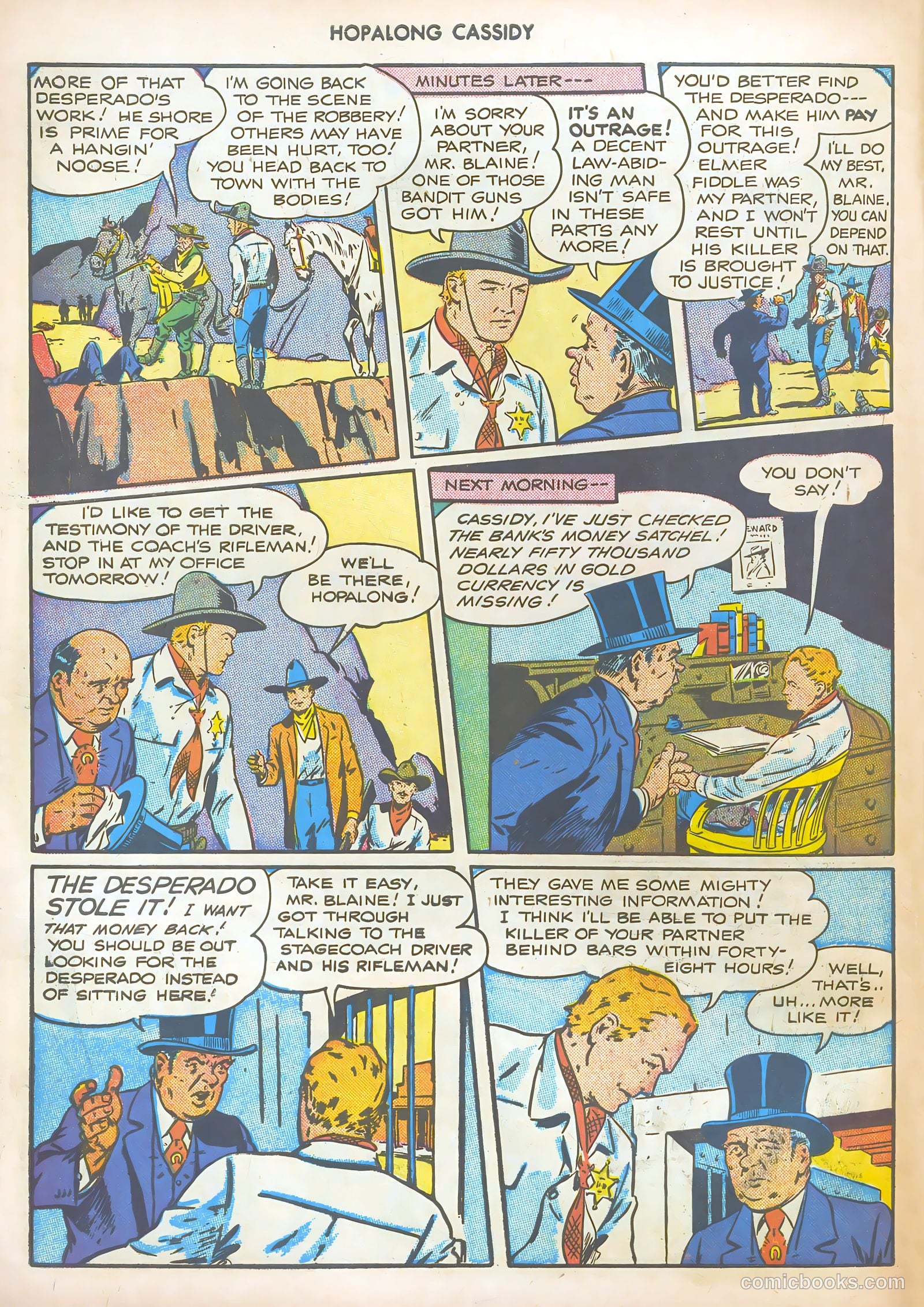 Hopalong Cassidy #8 — page 44 of 52
