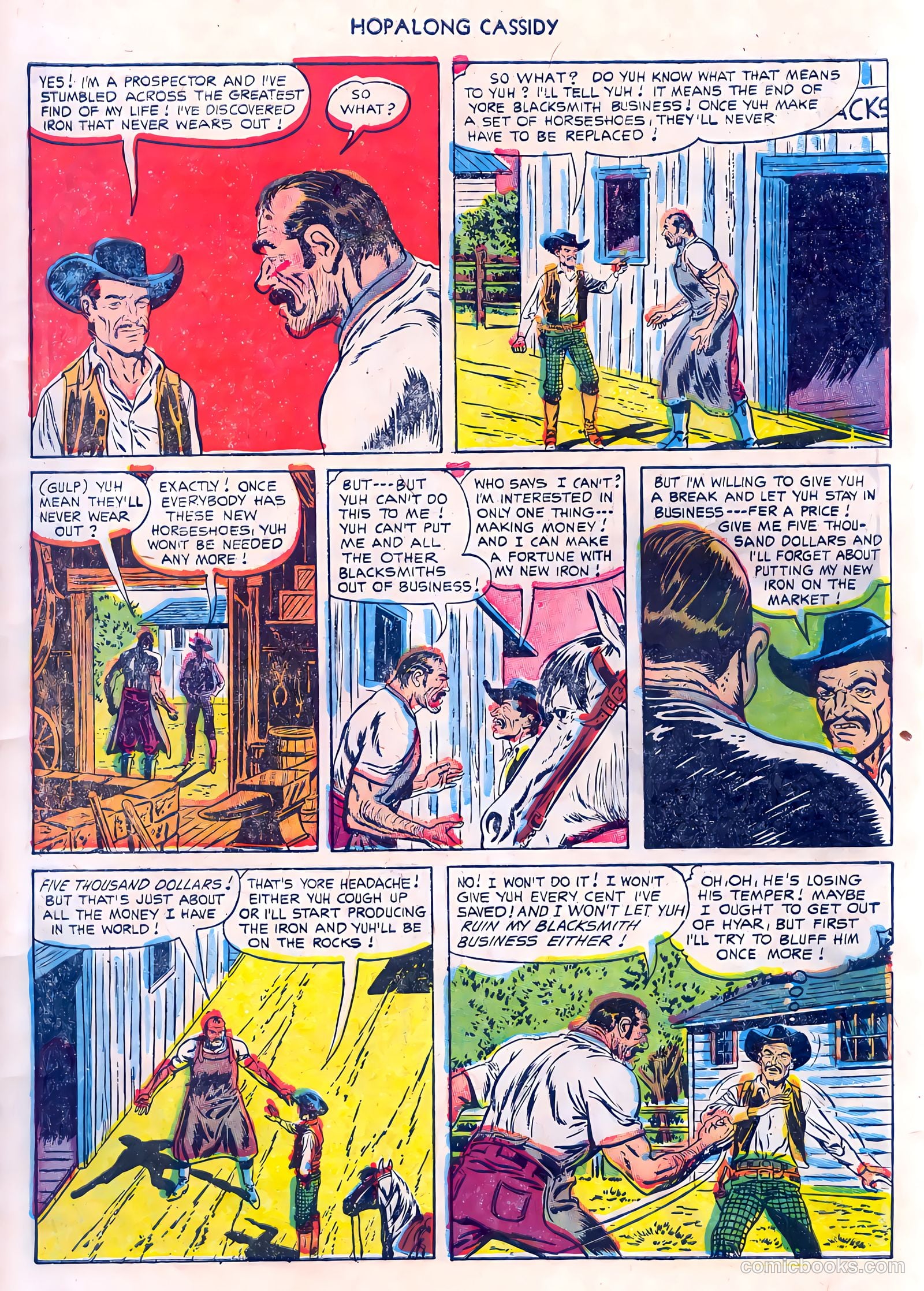 Hopalong Cassidy #80 — page 7 of 36