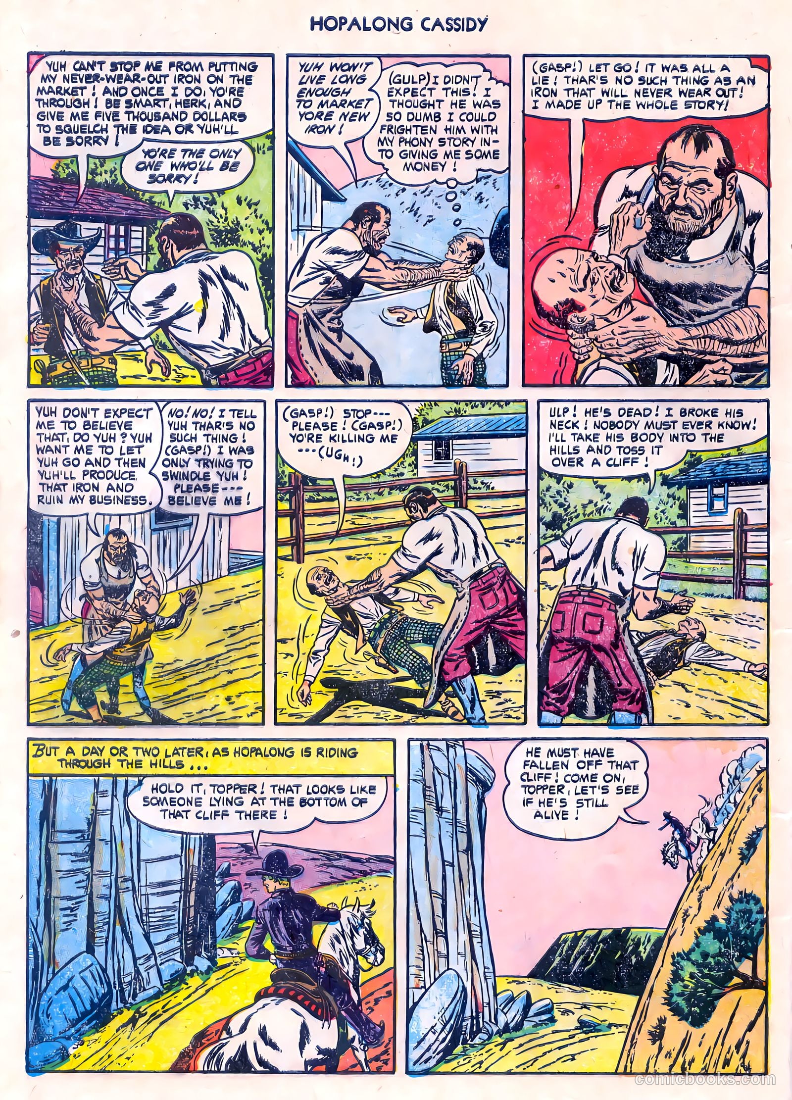 Hopalong Cassidy #80 — page 8 of 36