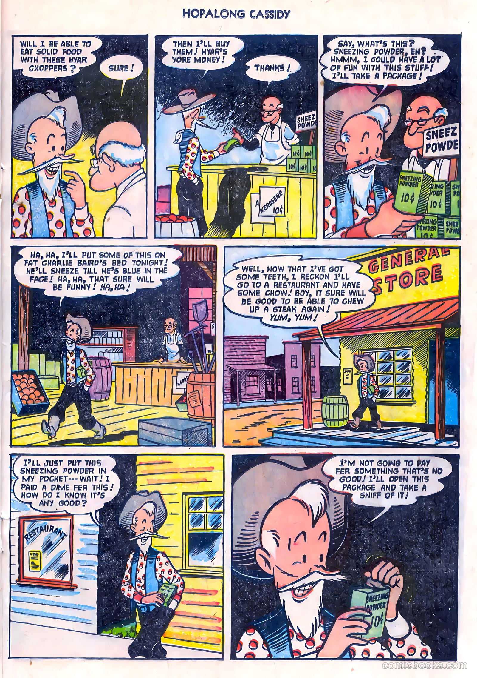 Hopalong Cassidy #80 — page 21 of 36