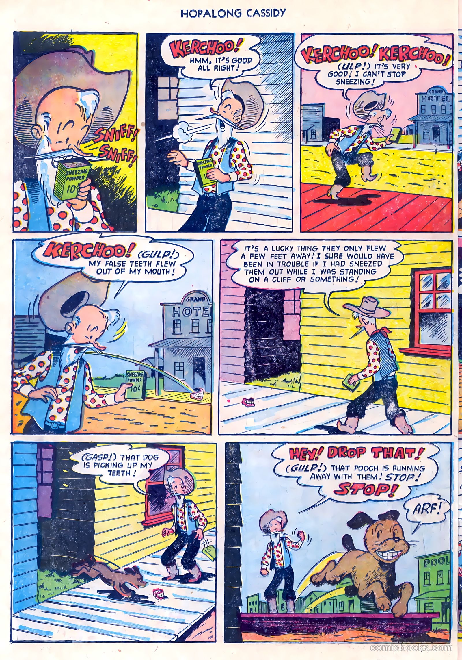 Hopalong Cassidy #80 — page 22 of 36