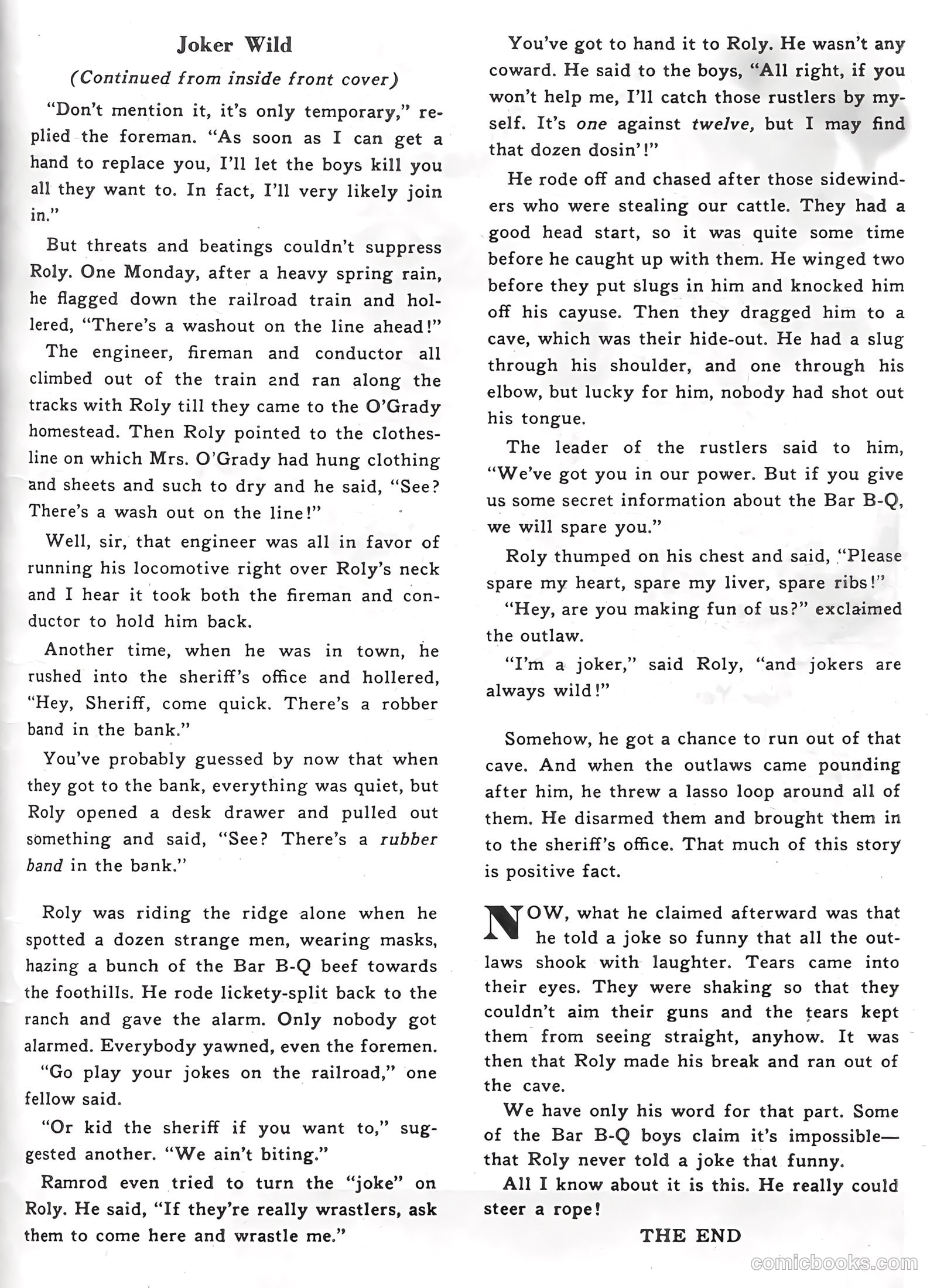 Hopalong Cassidy #80 — page 35 of 36
