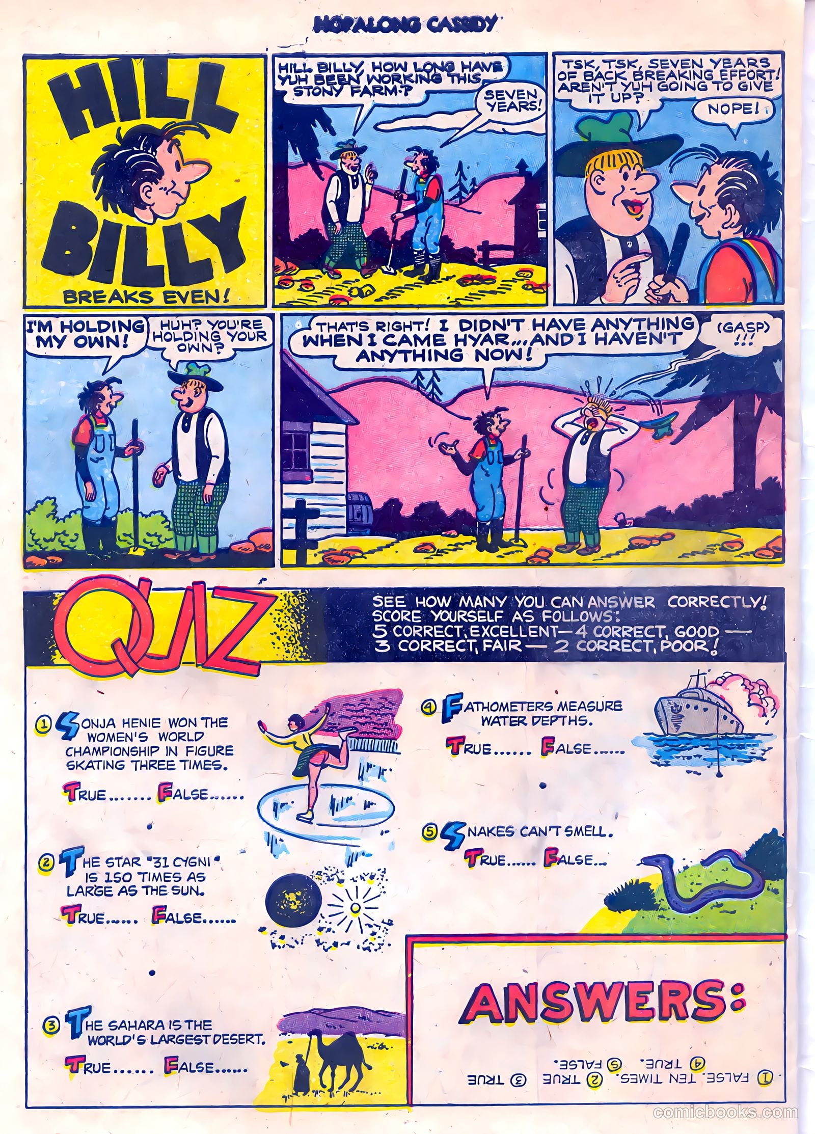 Hopalong Cassidy #85 — page 34 of 36