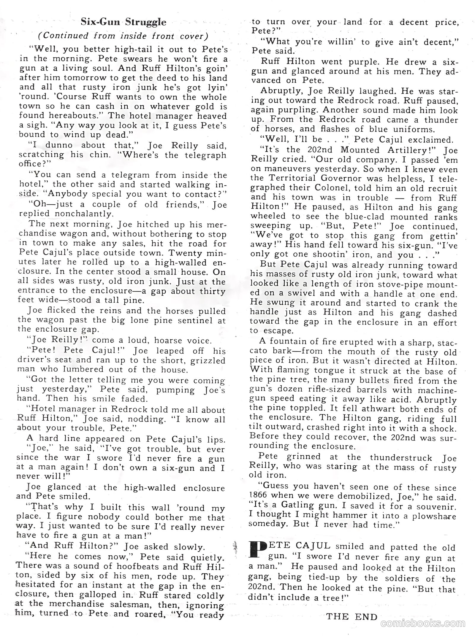 Hopalong Cassidy #85 — page 35 of 36