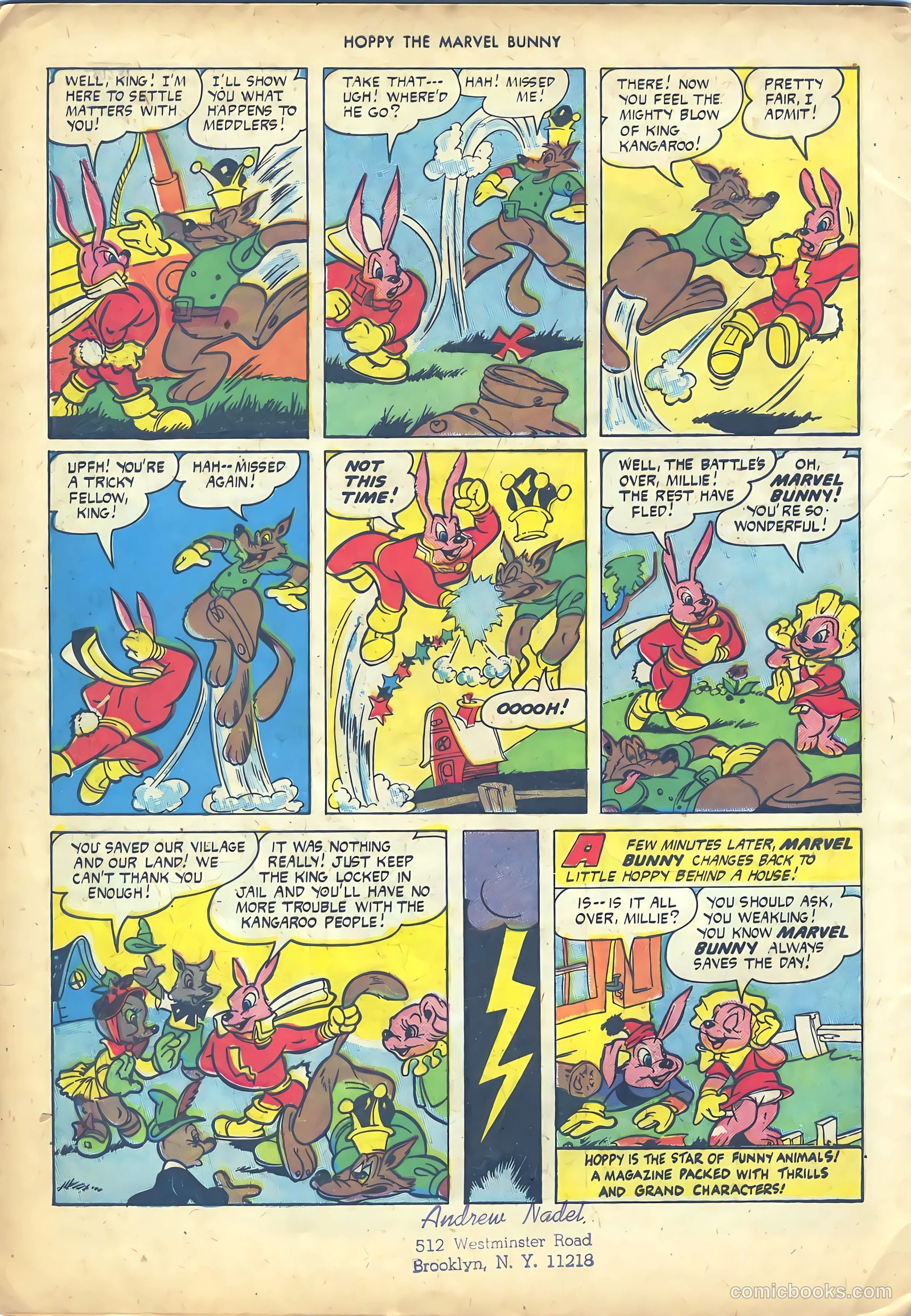Hoppy the Marvel Bunny #1 — page 28 of 36