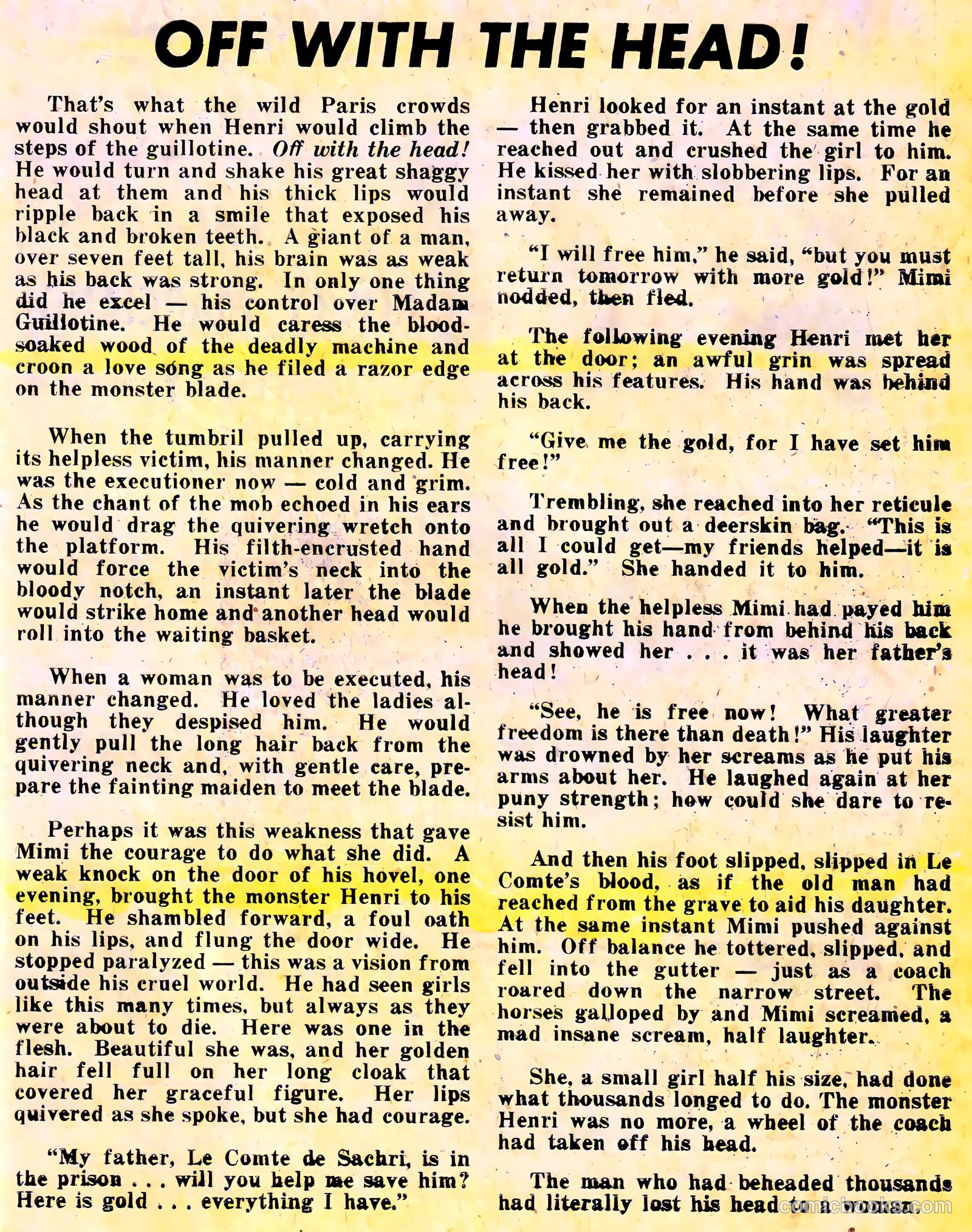 Horror from the Tomb #1 — page 27 of 36