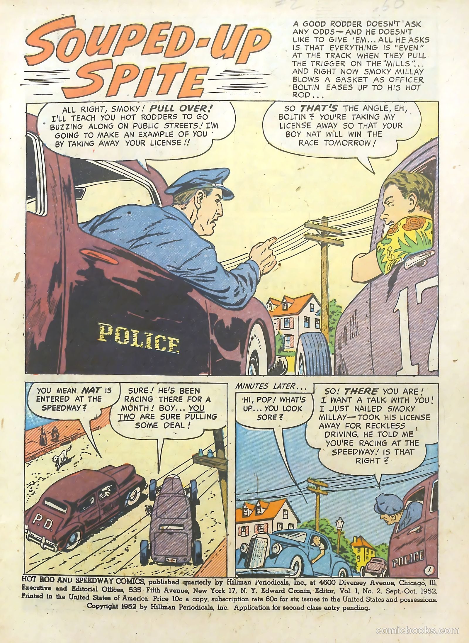Hot Rod and Speedway Comics #2 — page 3 of 36