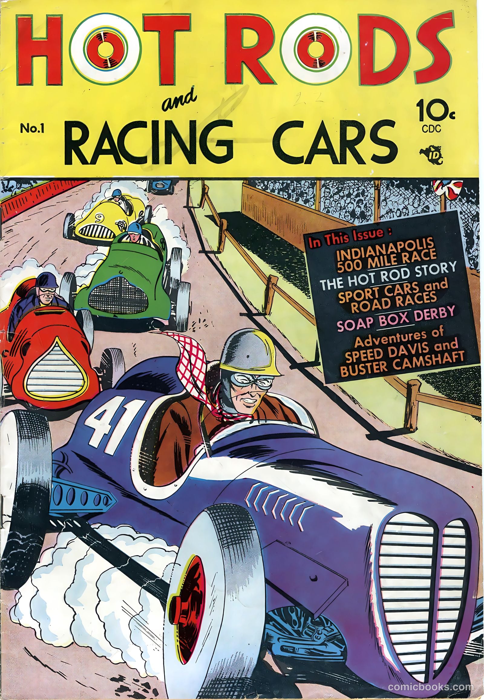 Hot Rods and Racing Cars #1 — page 1 of 36