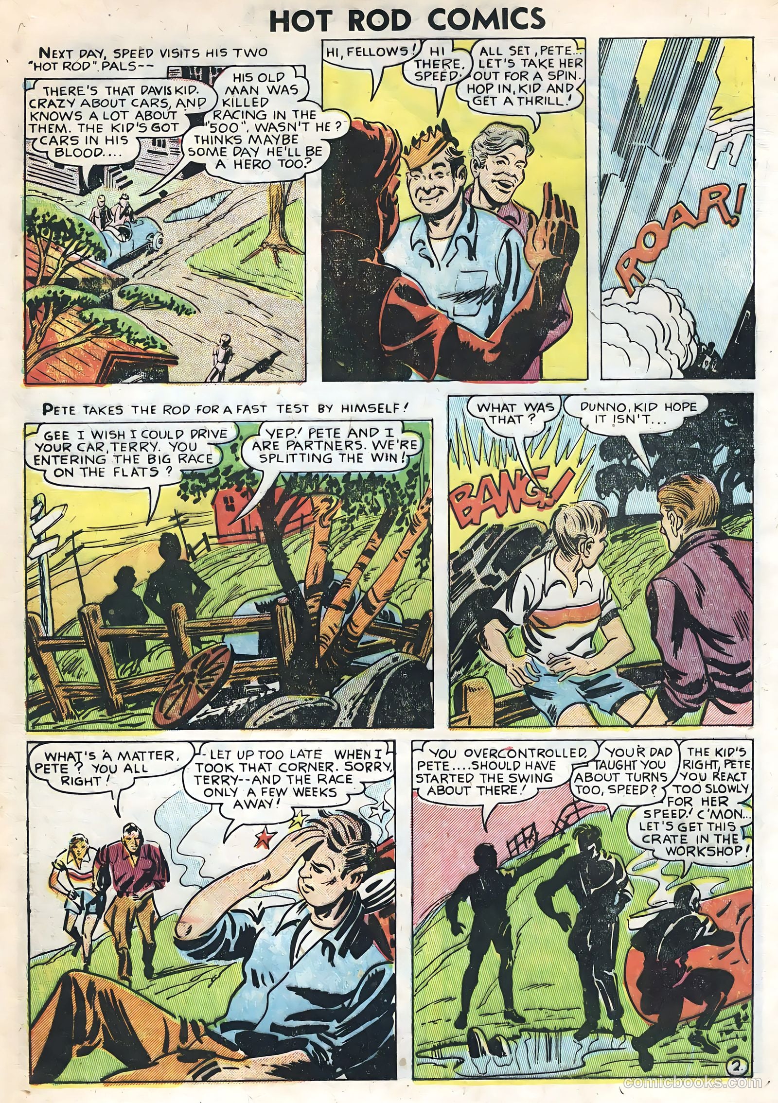 Hot Rods and Racing Cars #1 — page 4 of 36