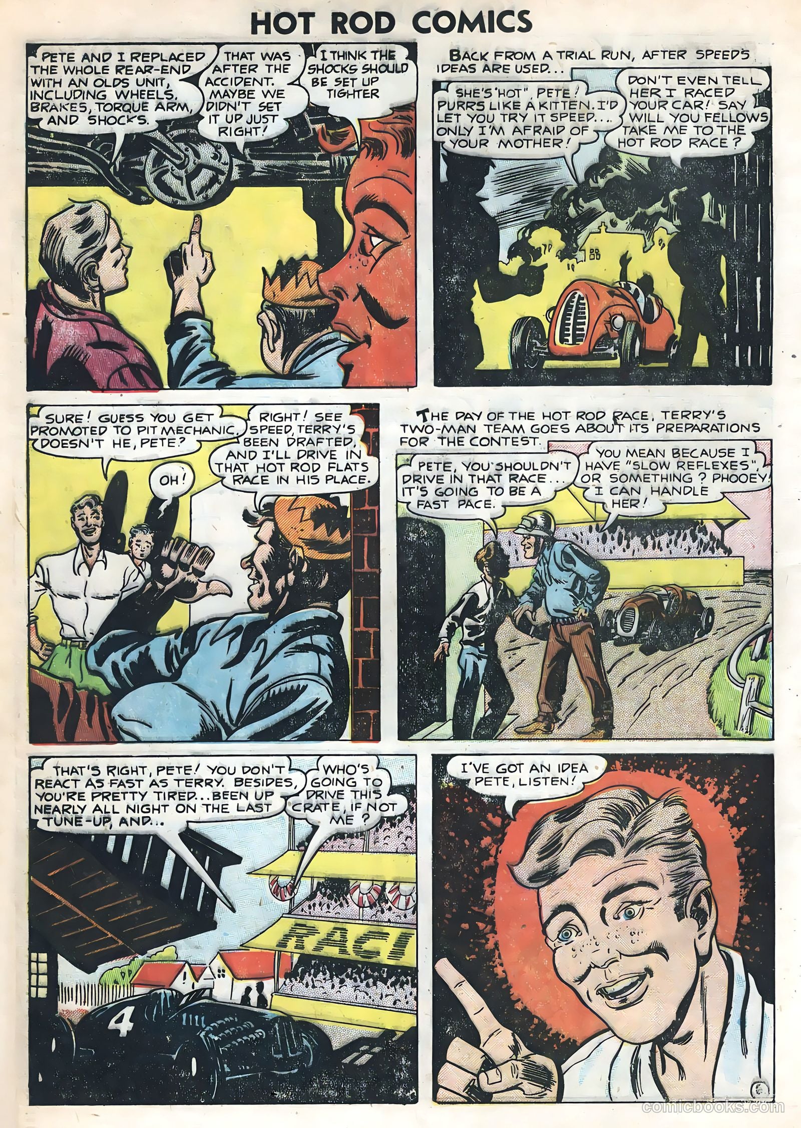 Hot Rods and Racing Cars #1 — page 8 of 36