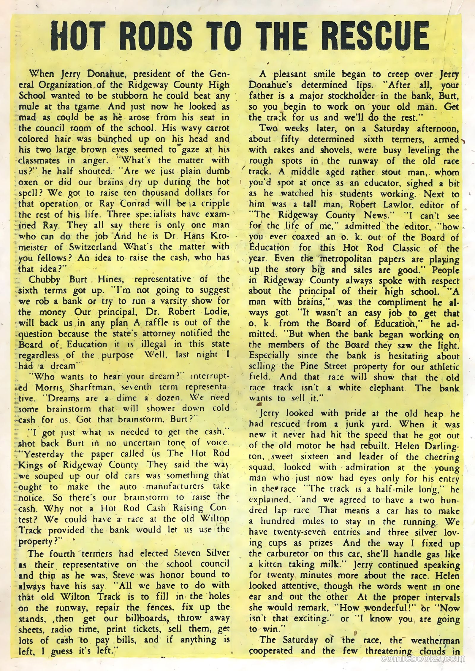 Hot Rods and Racing Cars #1 — page 18 of 36