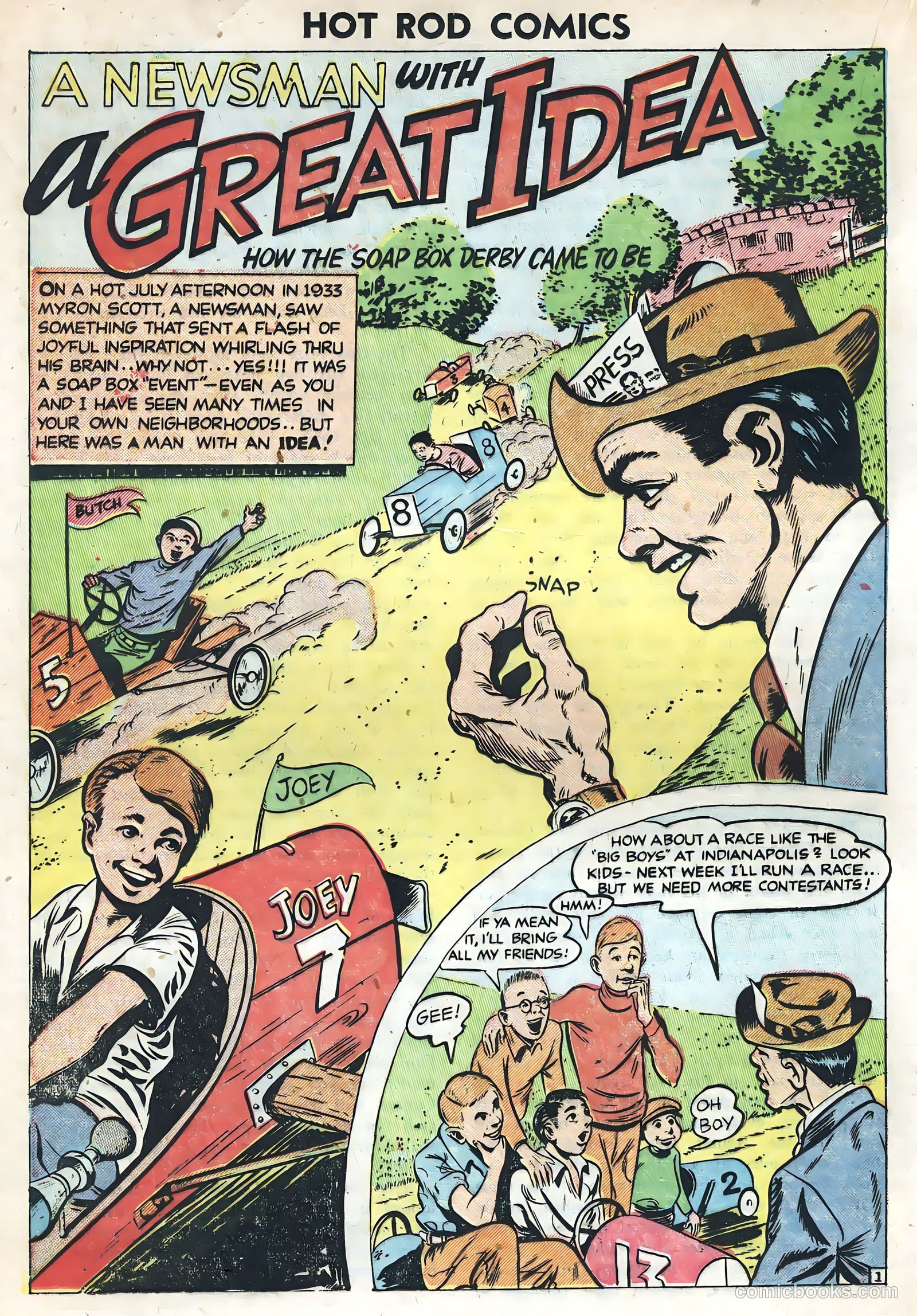 Hot Rods and Racing Cars #1 — page 20 of 36