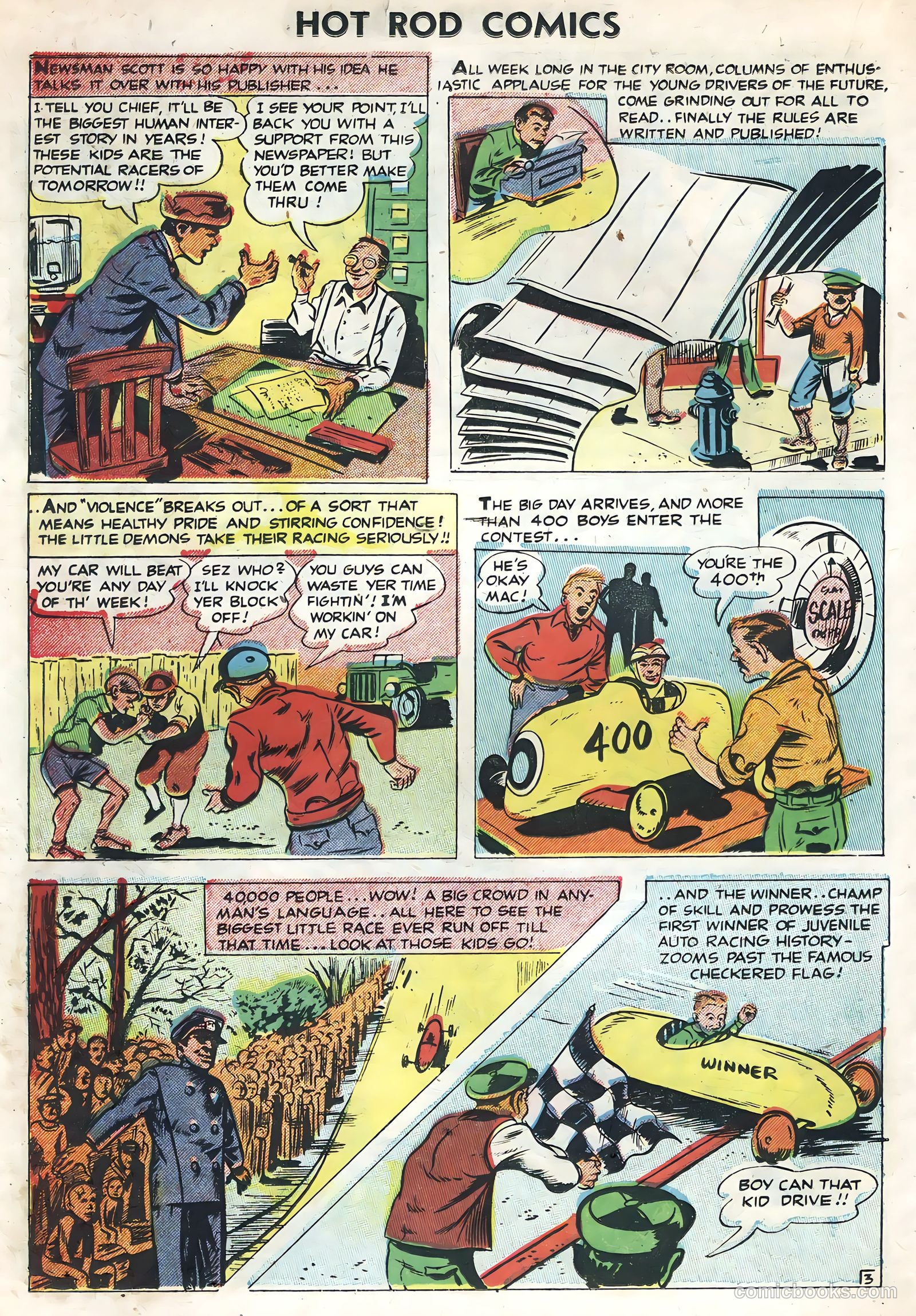 Hot Rods and Racing Cars #1 — page 22 of 36