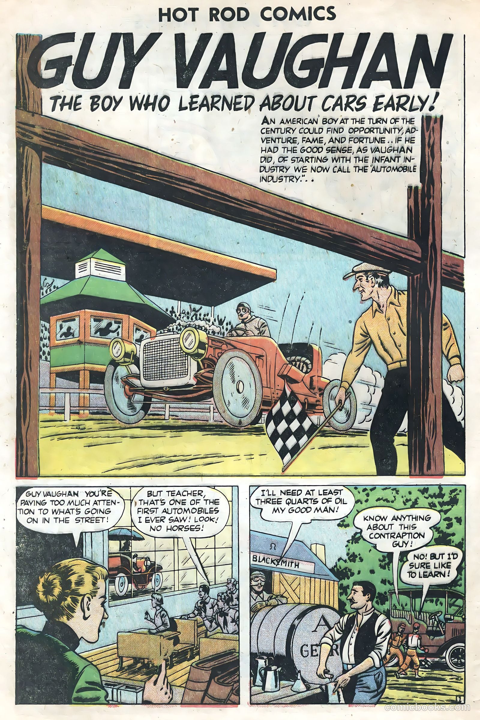 Hot Rods and Racing Cars #1 — page 28 of 36