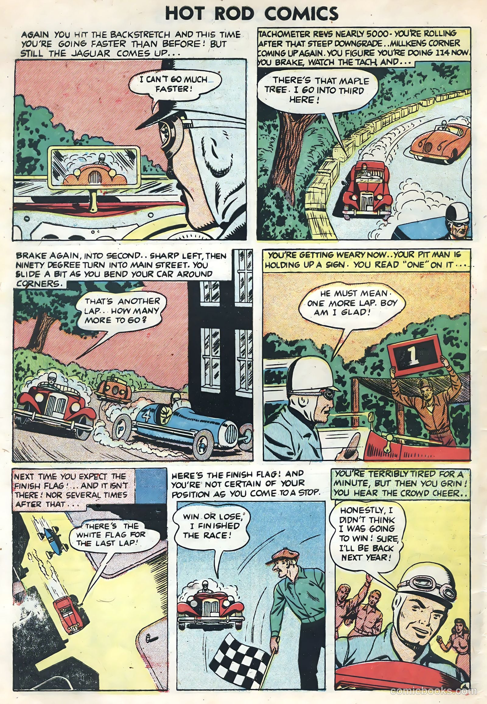 Hot Rods and Racing Cars #1 — page 34 of 36