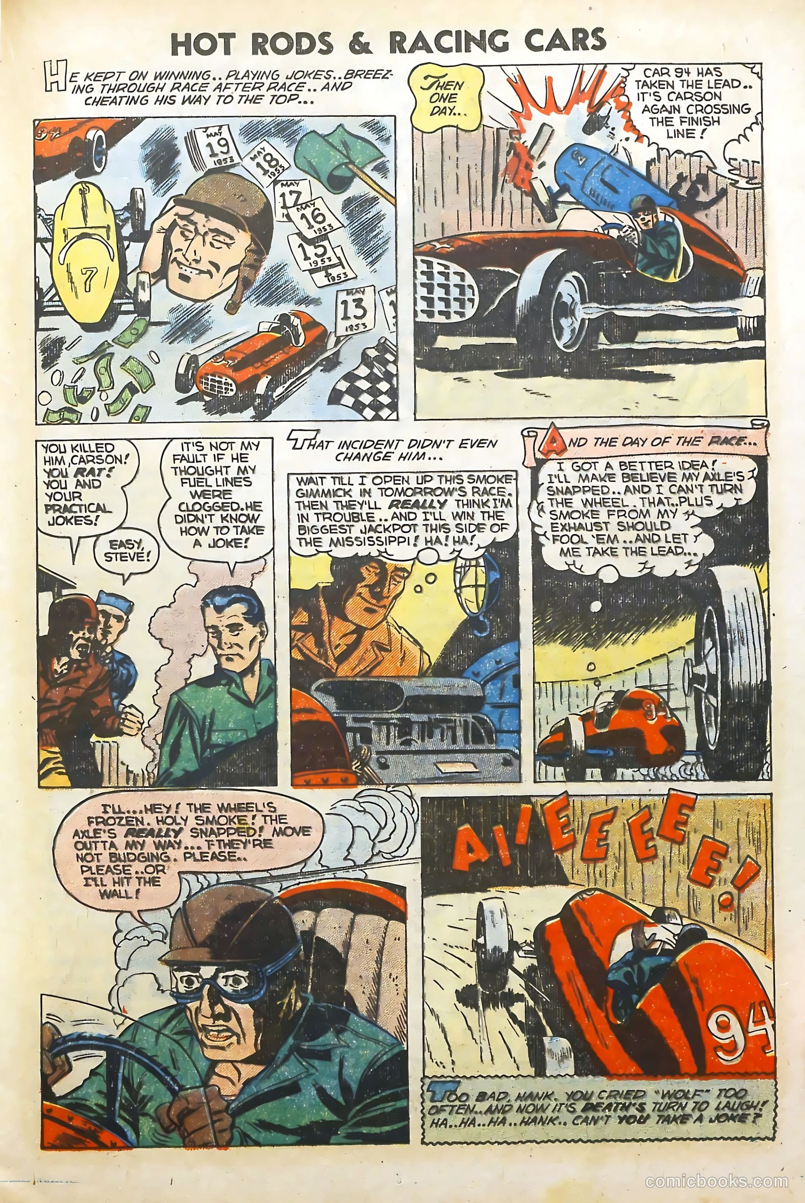 Hot Rods and Racing Cars #12 — page 17 of 36