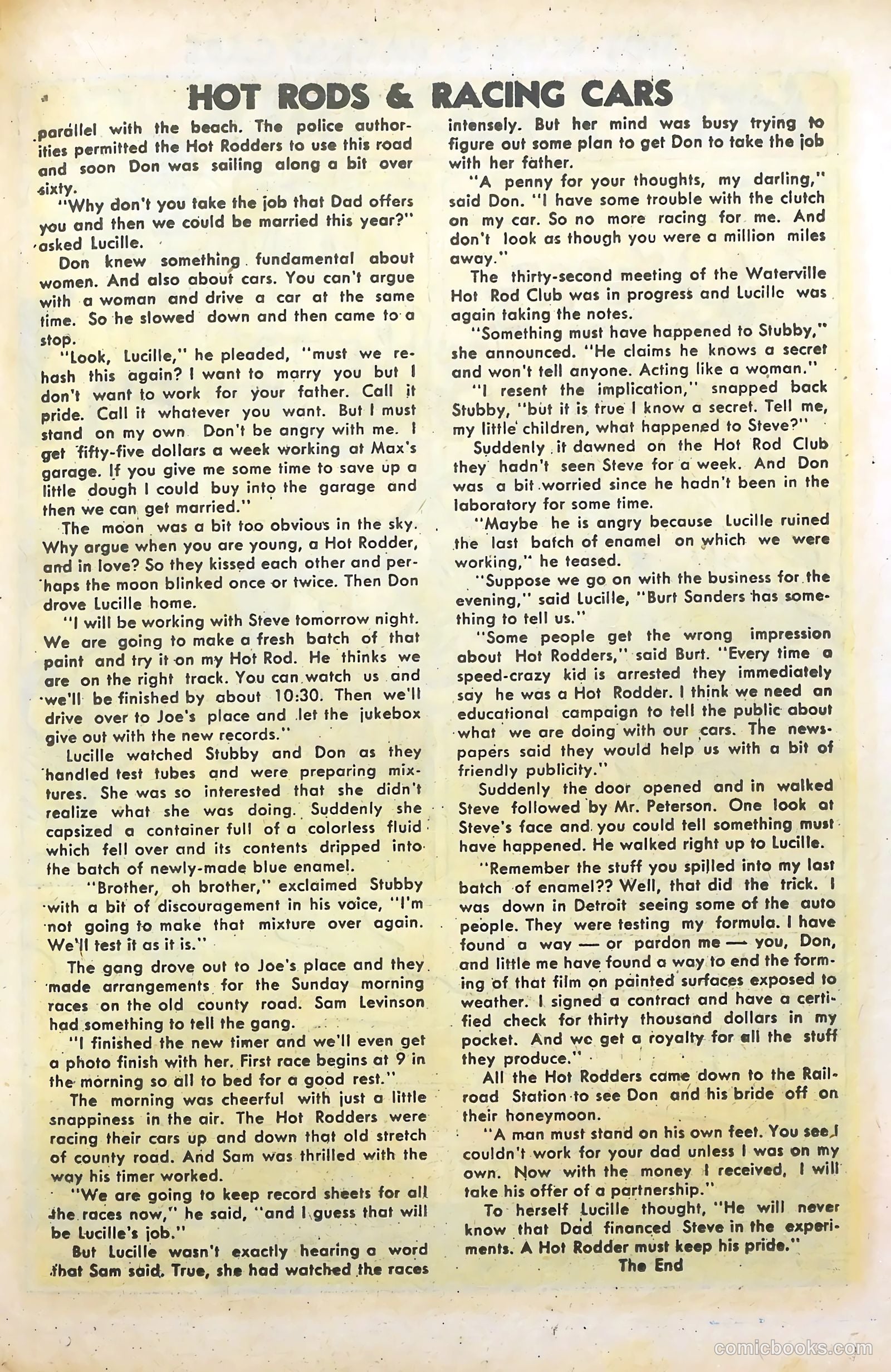 Hot Rods and Racing Cars #12 — page 19 of 36