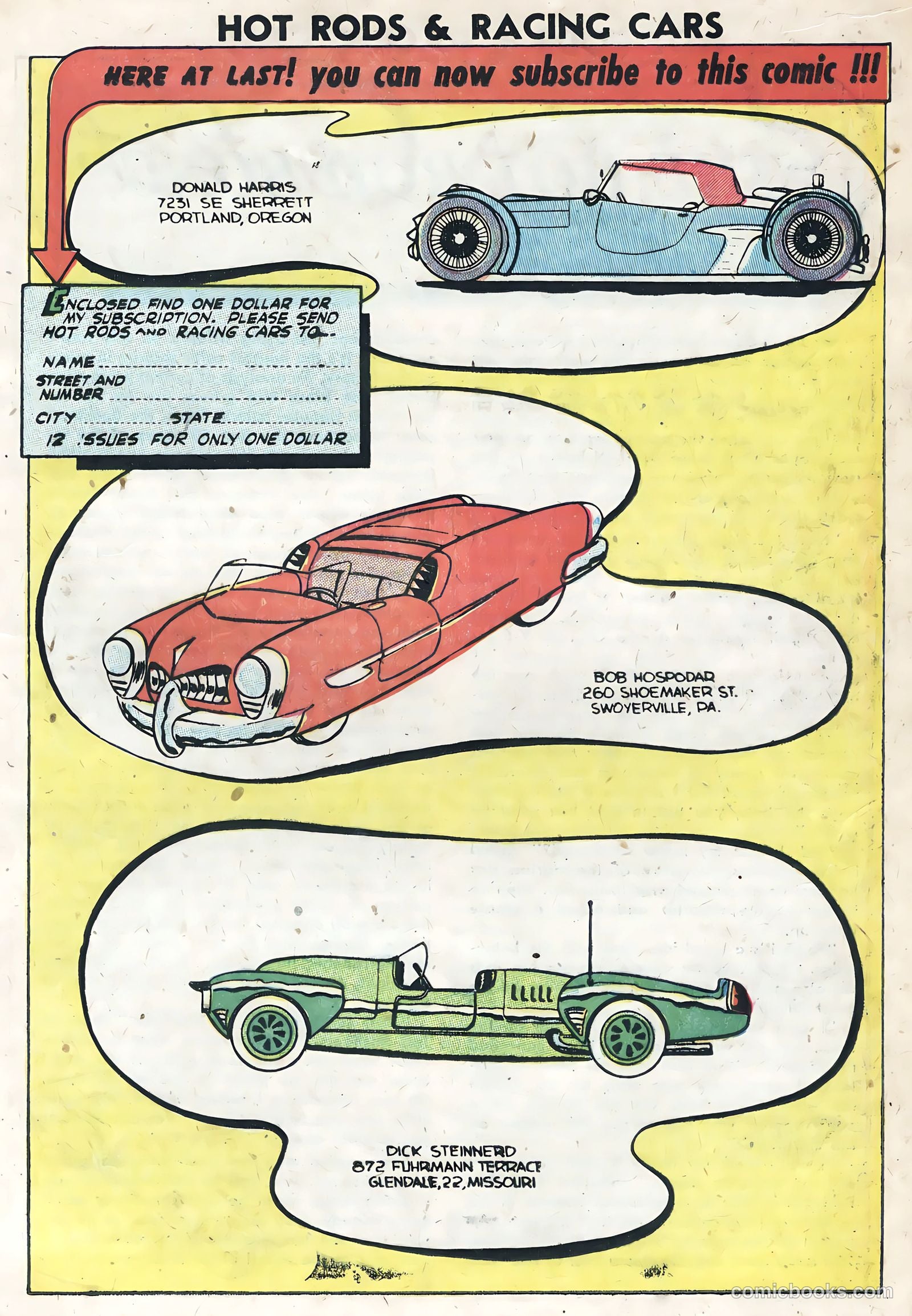 Hot Rods and Racing Cars #13 — page 17 of 36