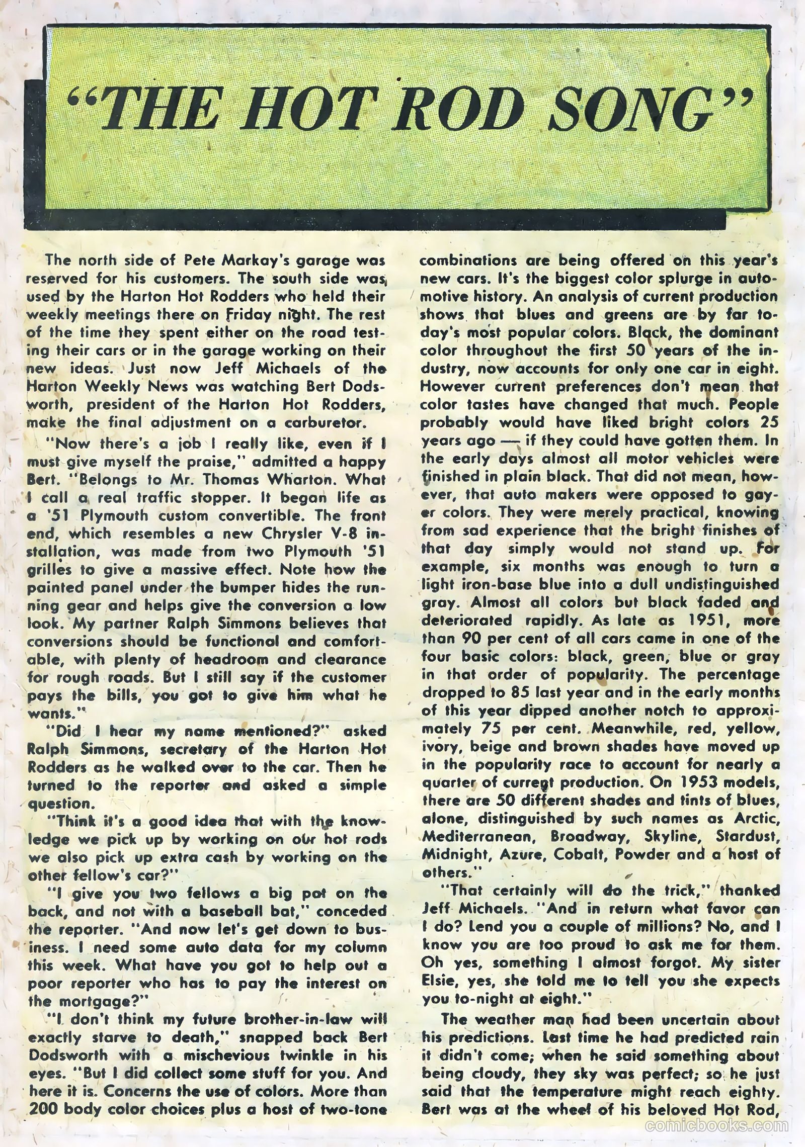 Hot Rods and Racing Cars #13 — page 18 of 36