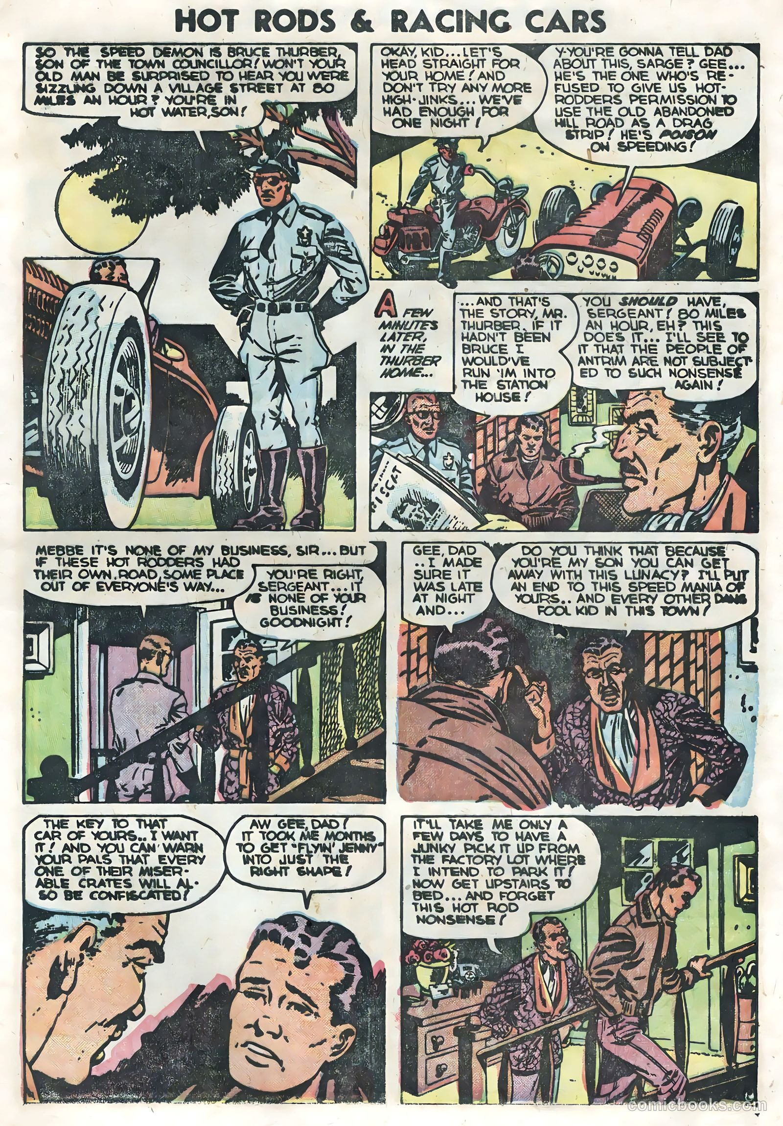 Hot Rods and Racing Cars #14 — page 9 of 36