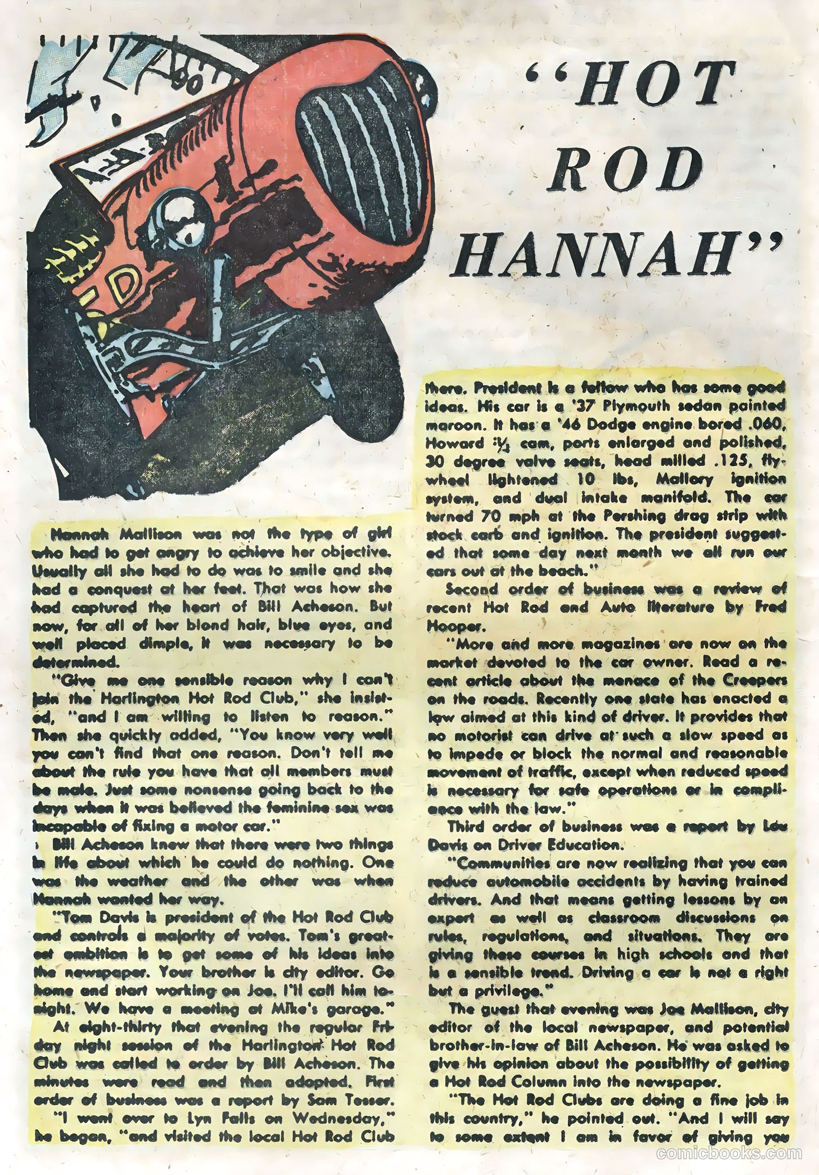 Hot Rods and Racing Cars #14 — page 16 of 36