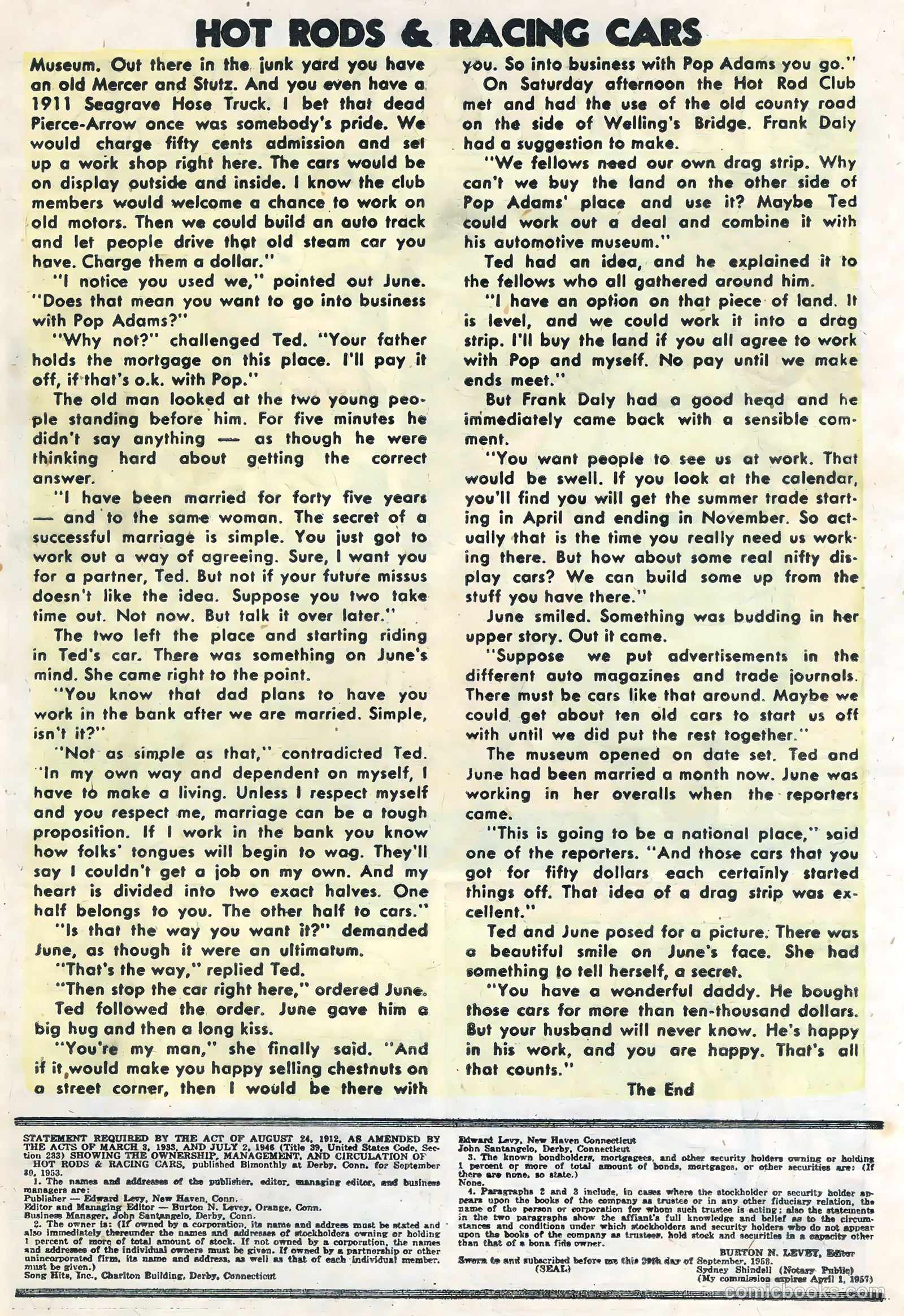 Hot Rods and Racing Cars #15 — page 19 of 36