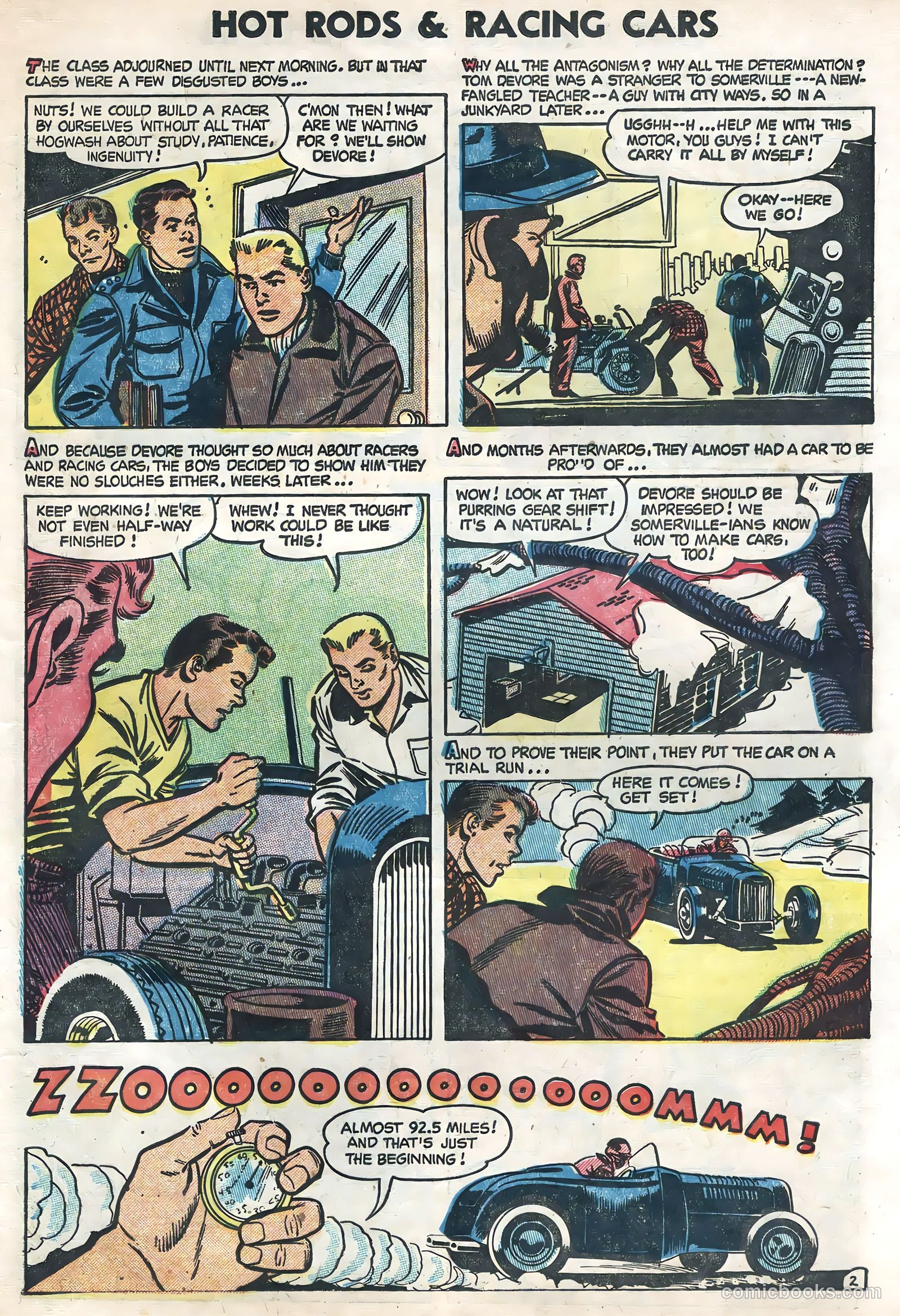 Hot Rods and Racing Cars #17 — page 21 of 36