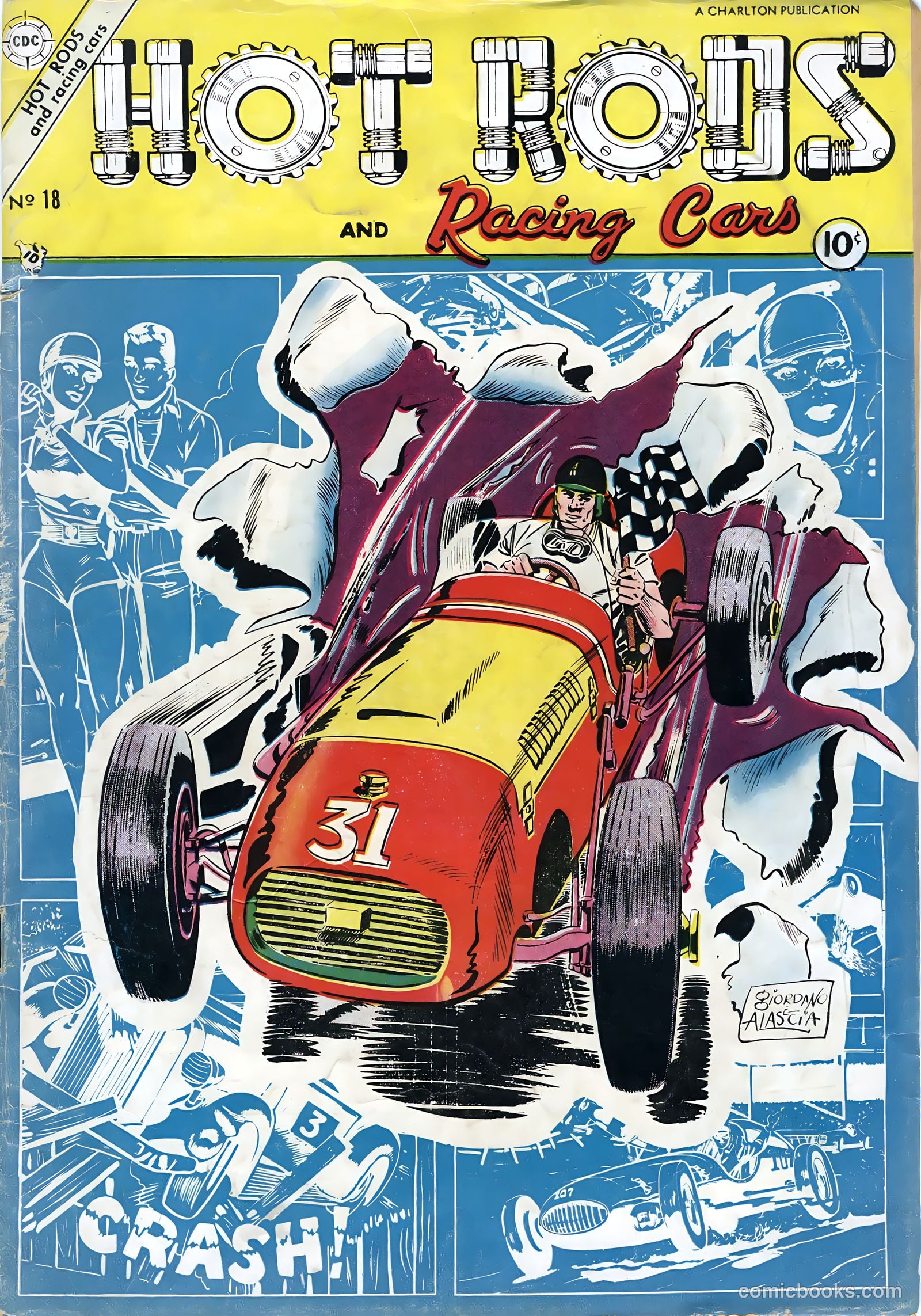 Hot Rods and Racing Cars #18 — page 1 of 35