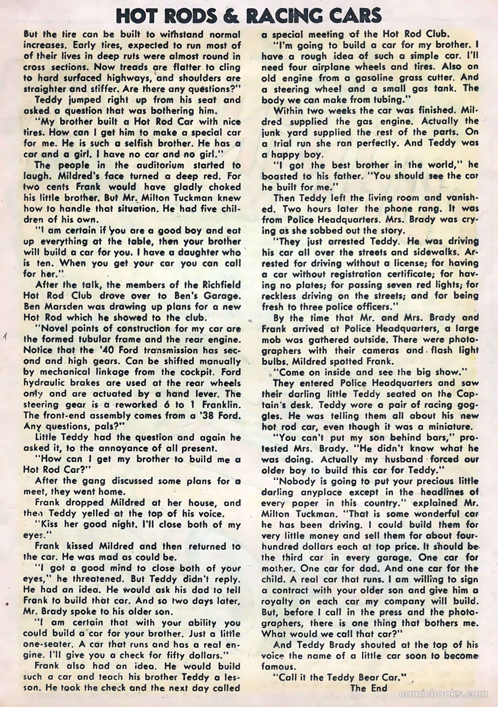 Hot Rods and Racing Cars #18 — page 17 of 35