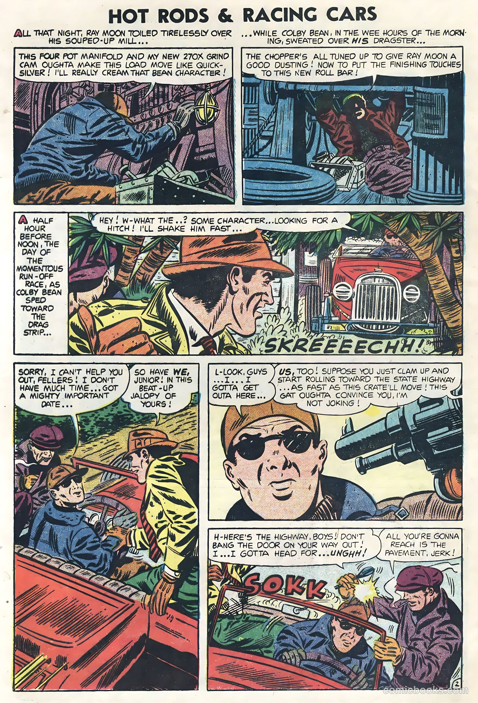 Hot Rods and Racing Cars #19 — page 28 of 36