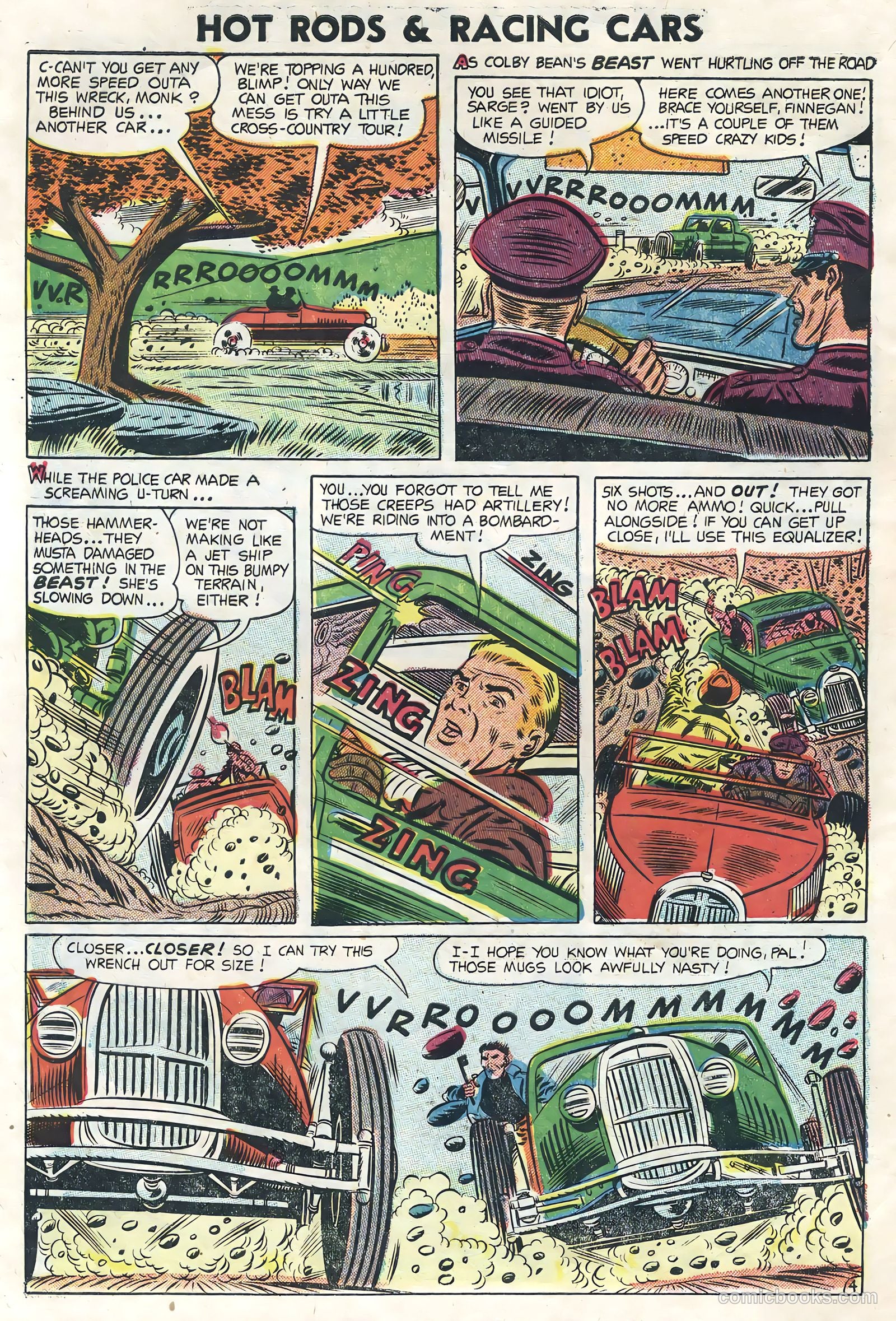 Hot Rods and Racing Cars #19 — page 30 of 36