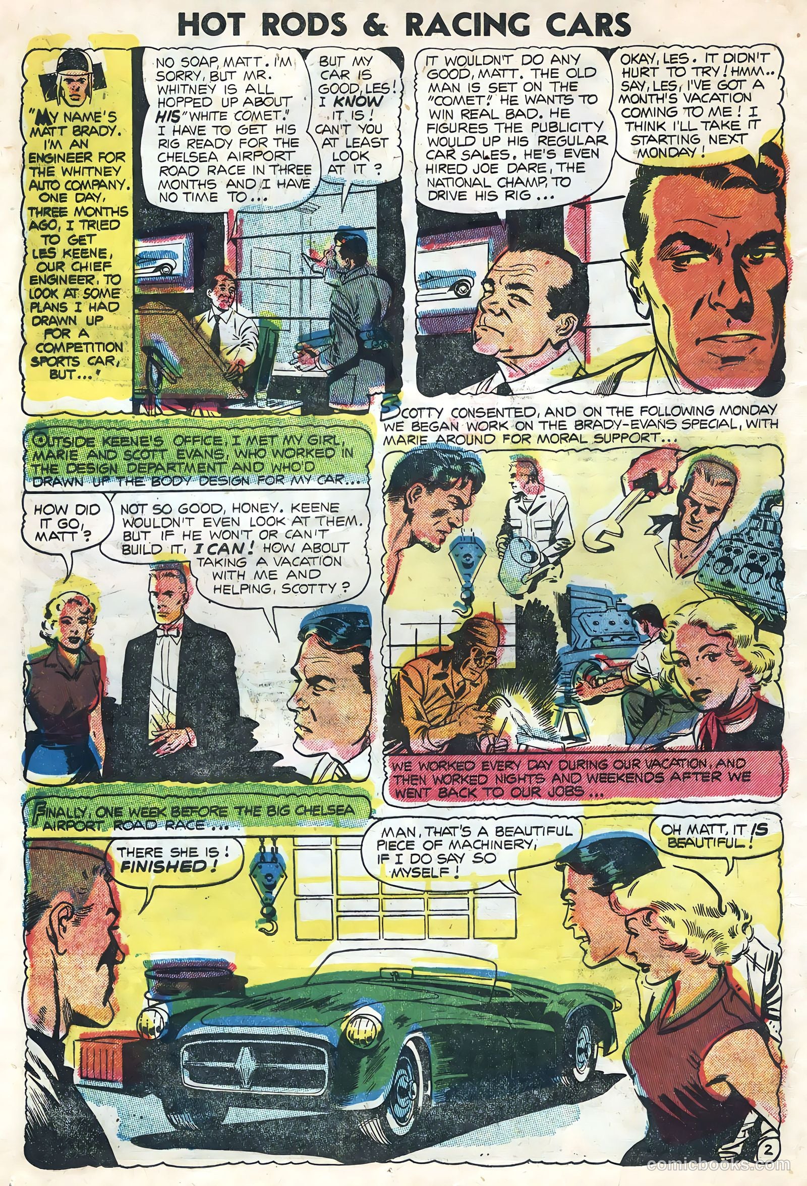Hot Rods and Racing Cars #21 — page 16 of 36