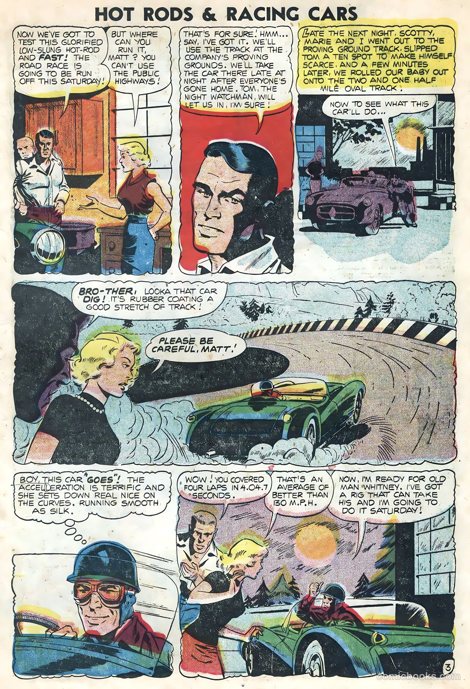 Hot Rods and Racing Cars #21 — page 17 of 36