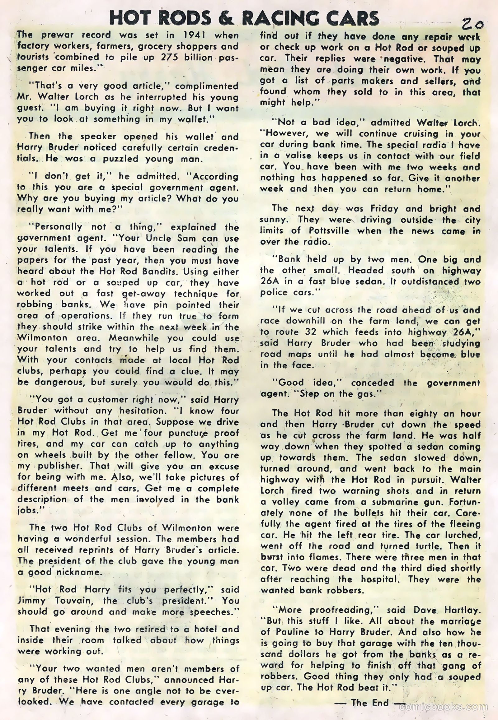 Hot Rods and Racing Cars #21 — page 22 of 36