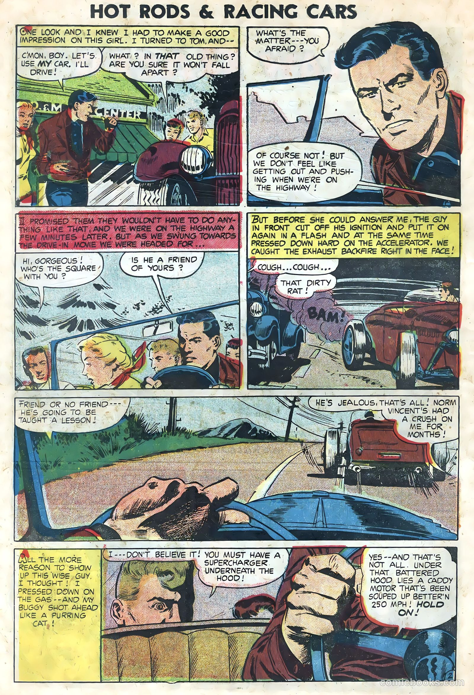 Hot Rods and Racing Cars #21 — page 24 of 36