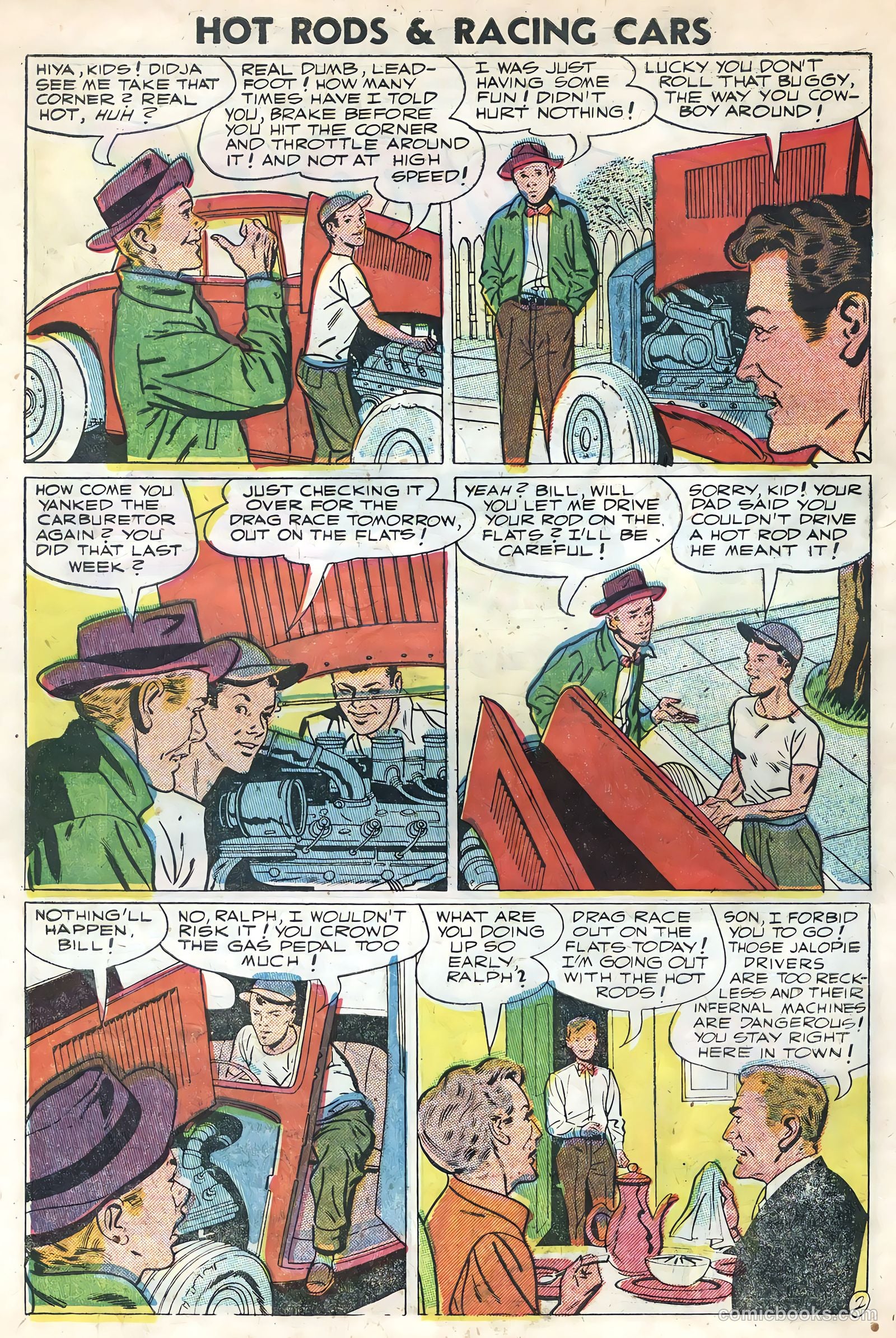 Hot Rods and Racing Cars #21 — page 30 of 36