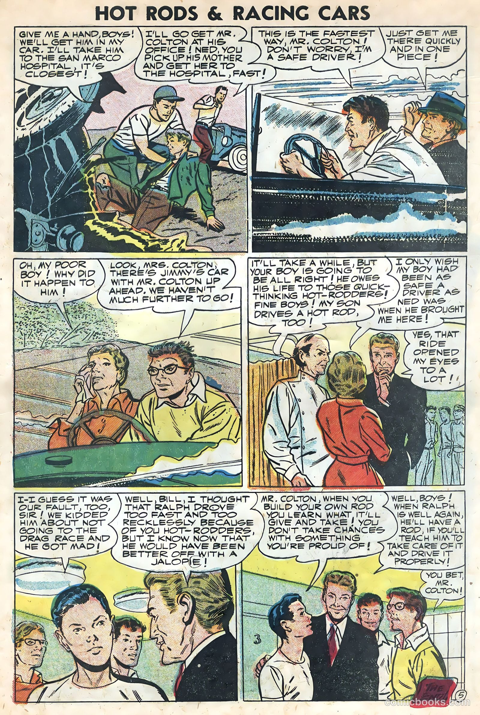 Hot Rods and Racing Cars #21 — page 33 of 36