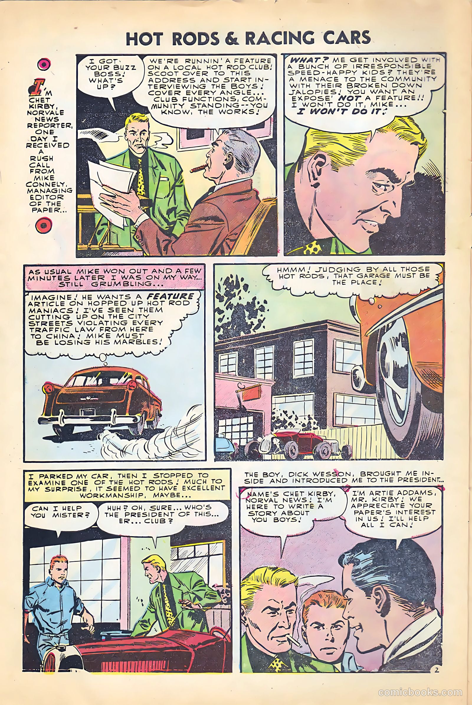 Hot Rods and Racing Cars #24 — page 4 of 36