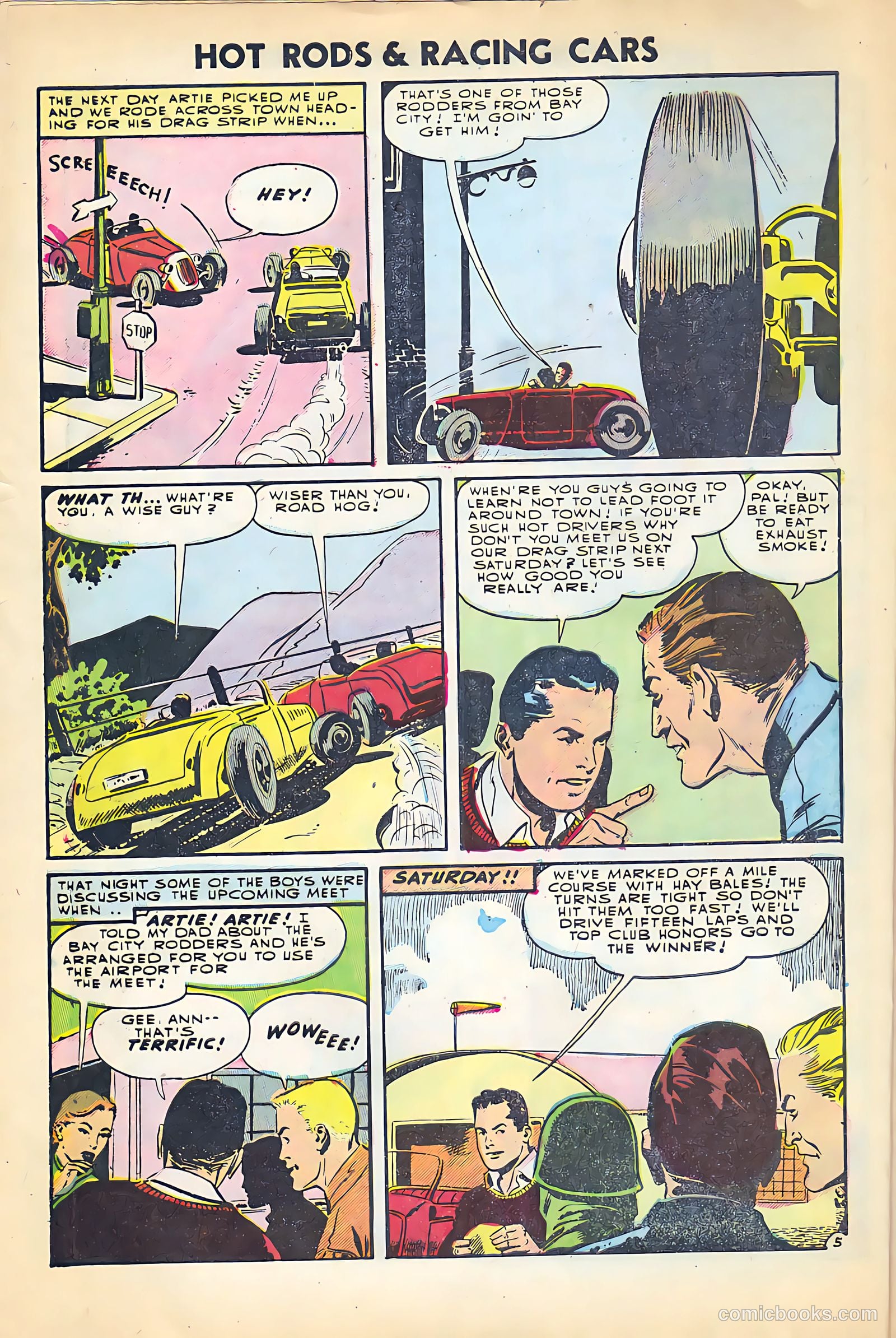 Hot Rods and Racing Cars #24 — page 8 of 36