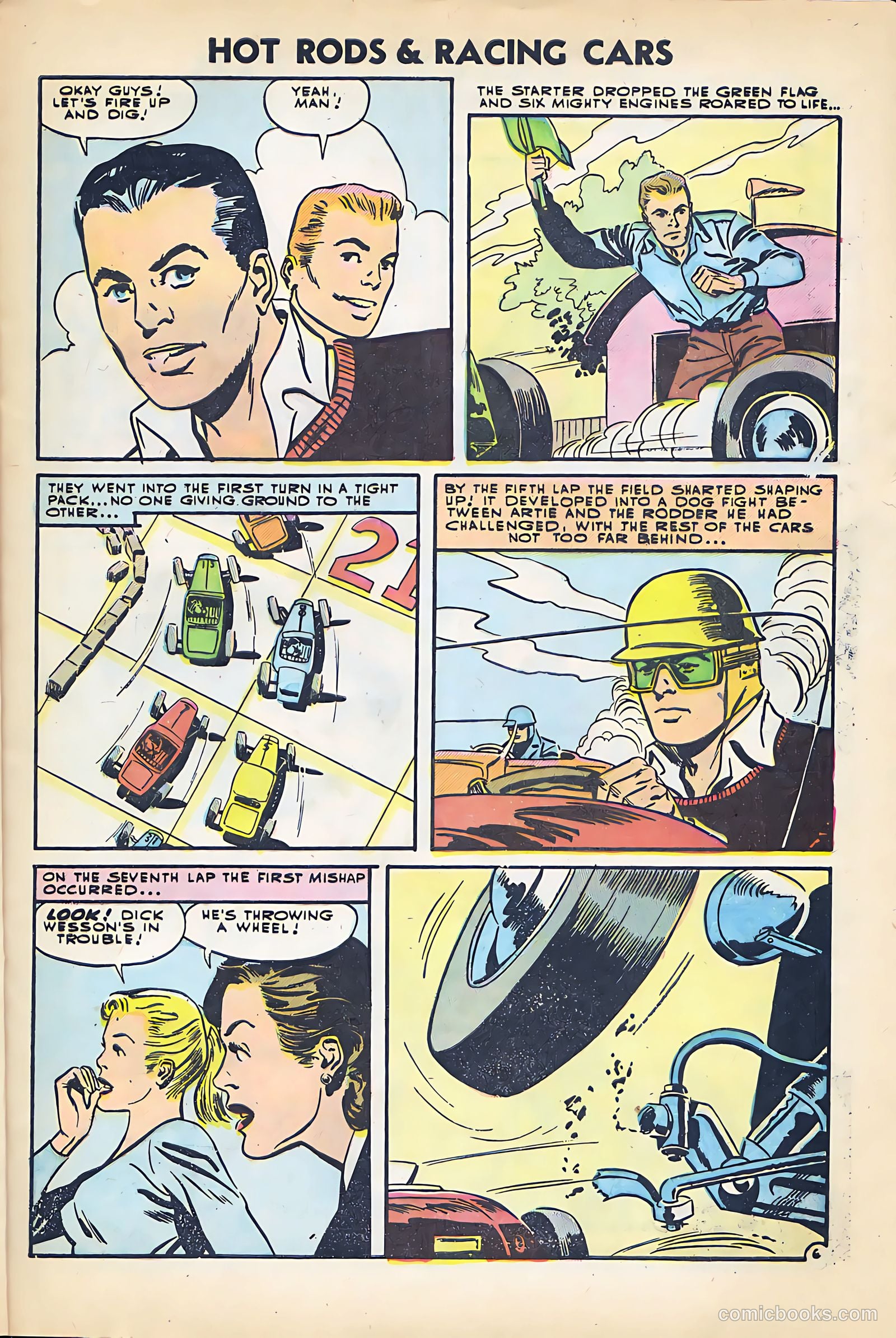 Hot Rods and Racing Cars #24 — page 9 of 36