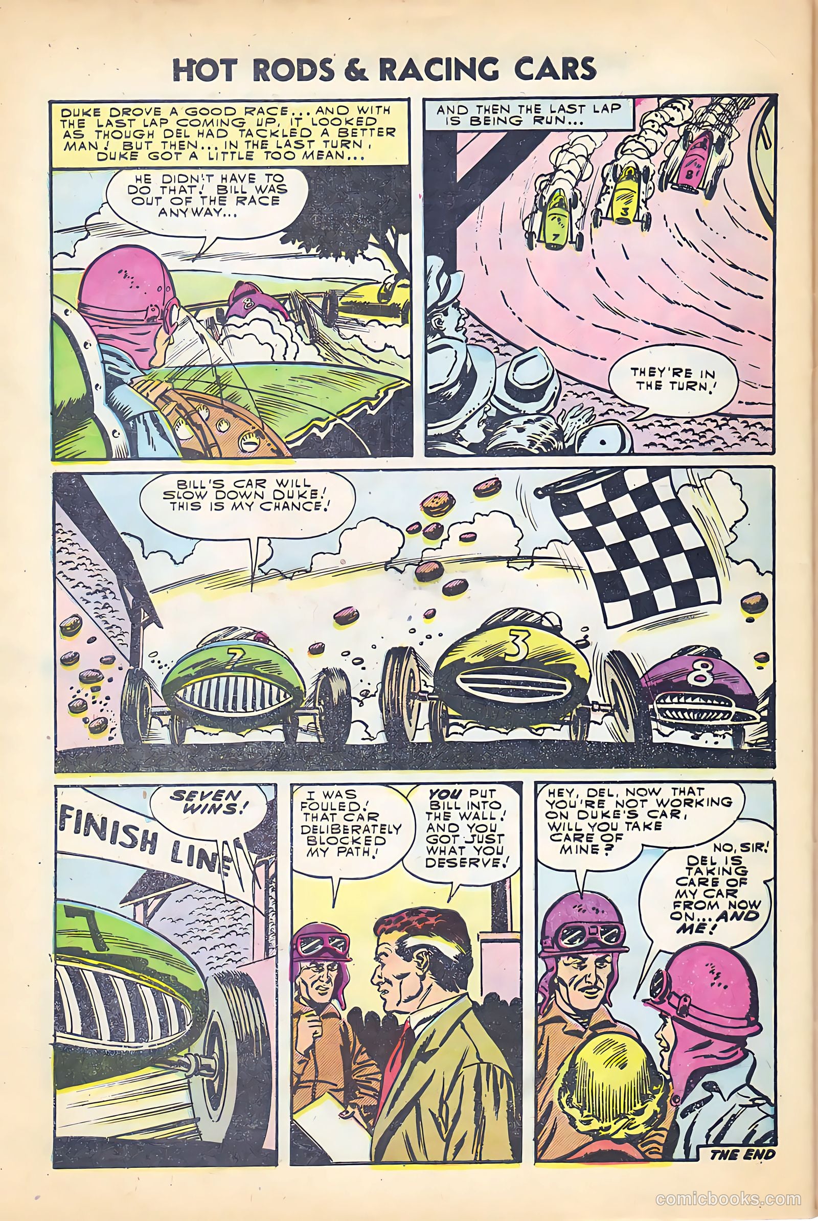 Hot Rods and Racing Cars #24 — page 28 of 36