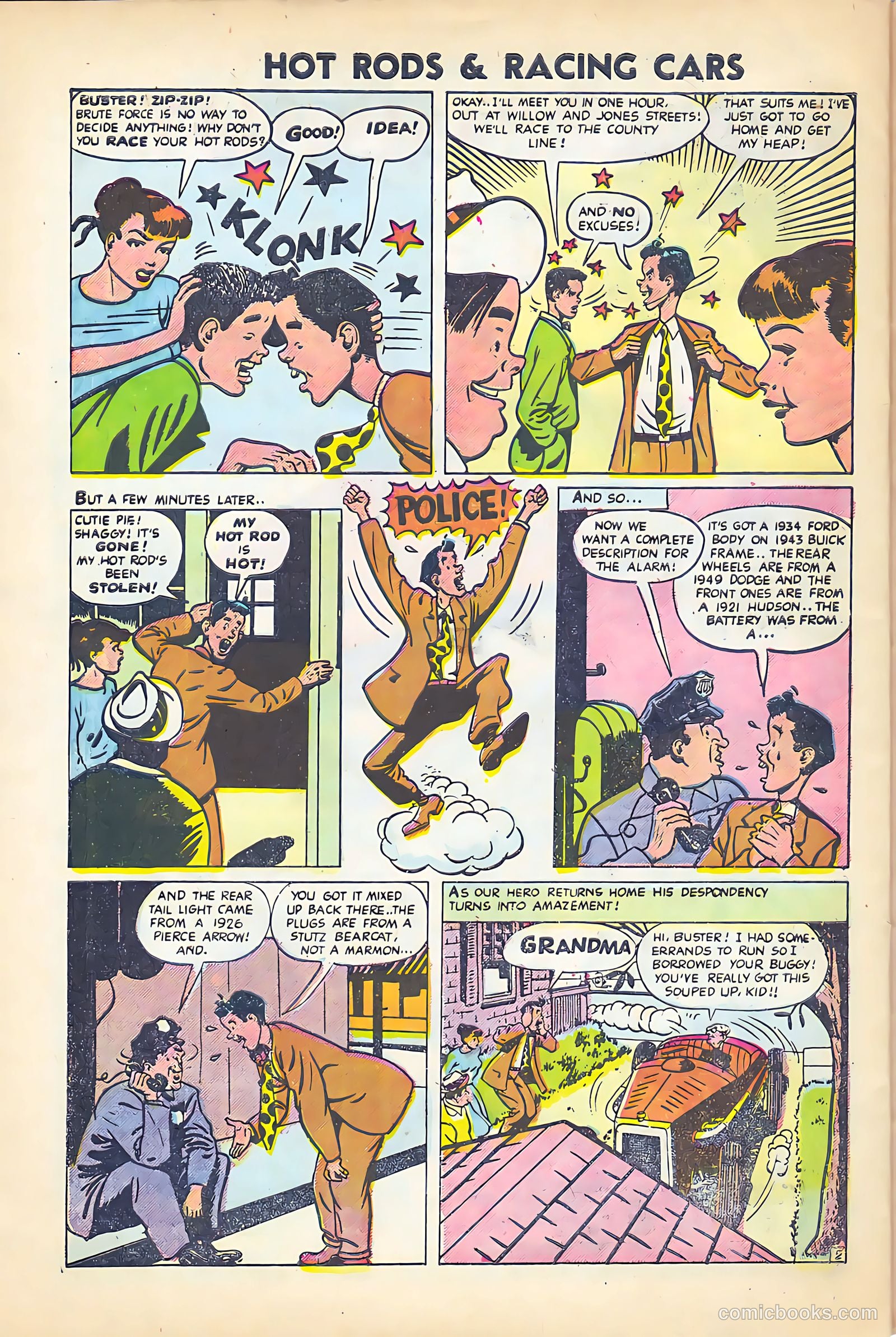 Hot Rods and Racing Cars #24 — page 30 of 36