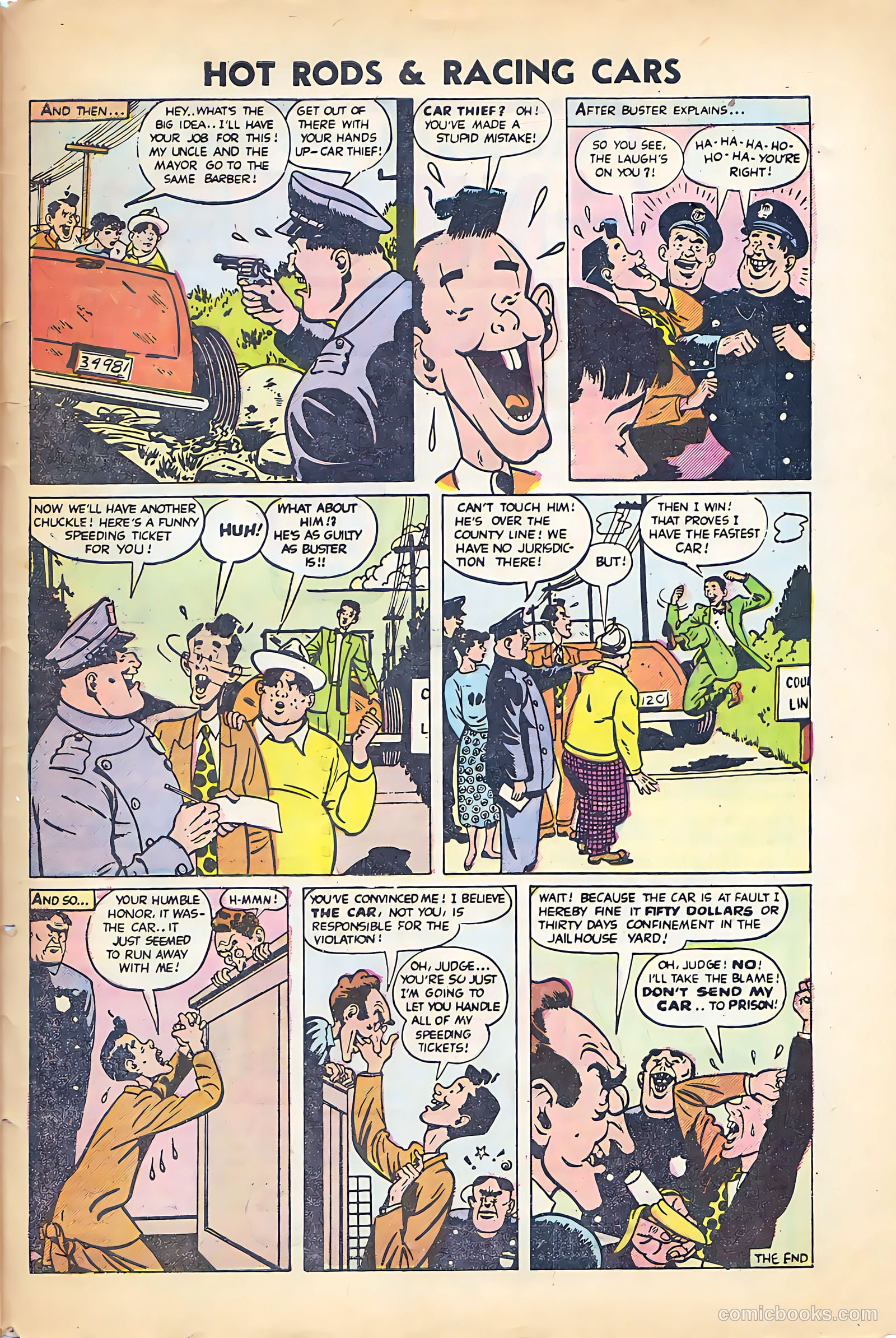 Hot Rods and Racing Cars #24 — page 33 of 36