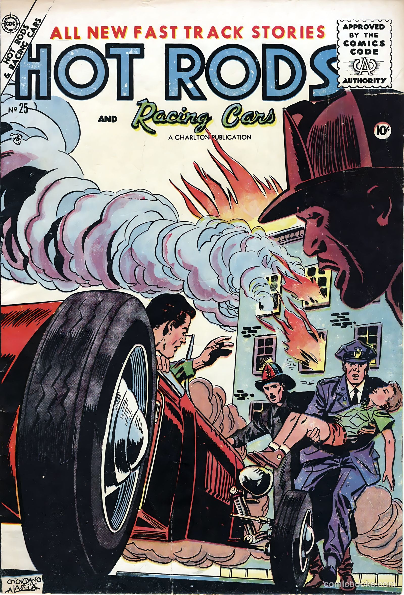 Hot Rods and Racing Cars #25 — page 1 of 36
